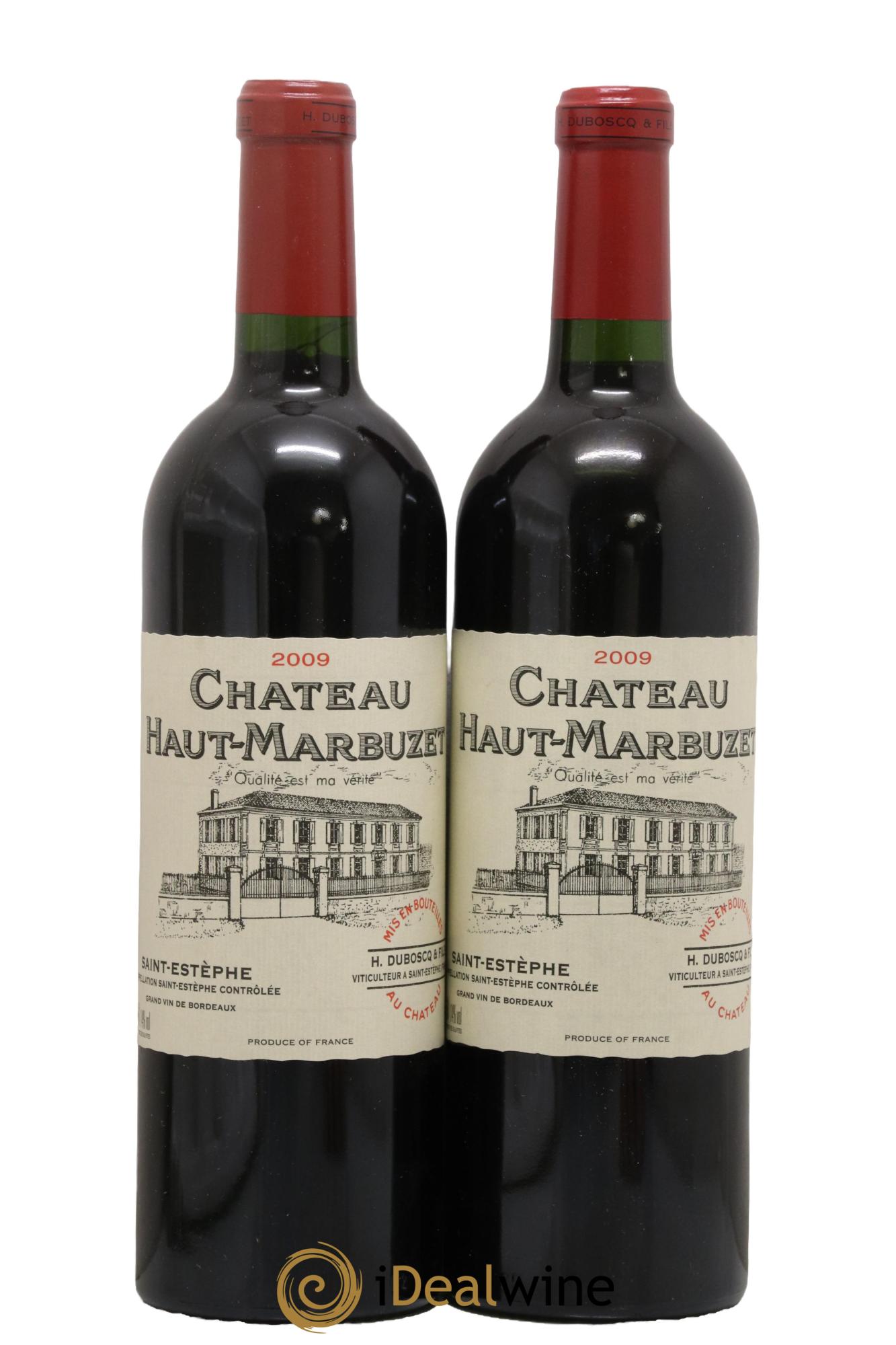 Château Haut Marbuzet 2009 - Lot of 2 bottles - 0