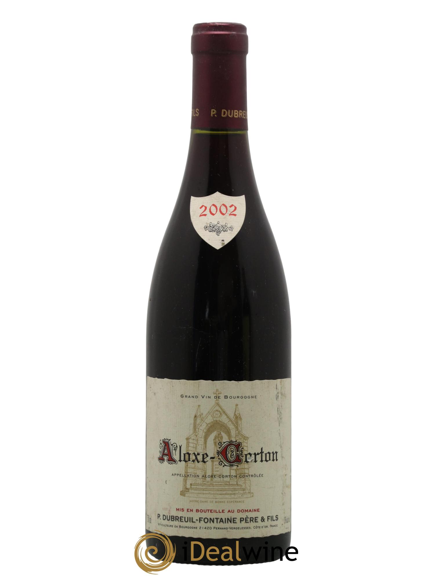 Aloxe-Corton Domaine Dubreuil-Fontaine 2002 - Lot de 1 bouteille - 0
