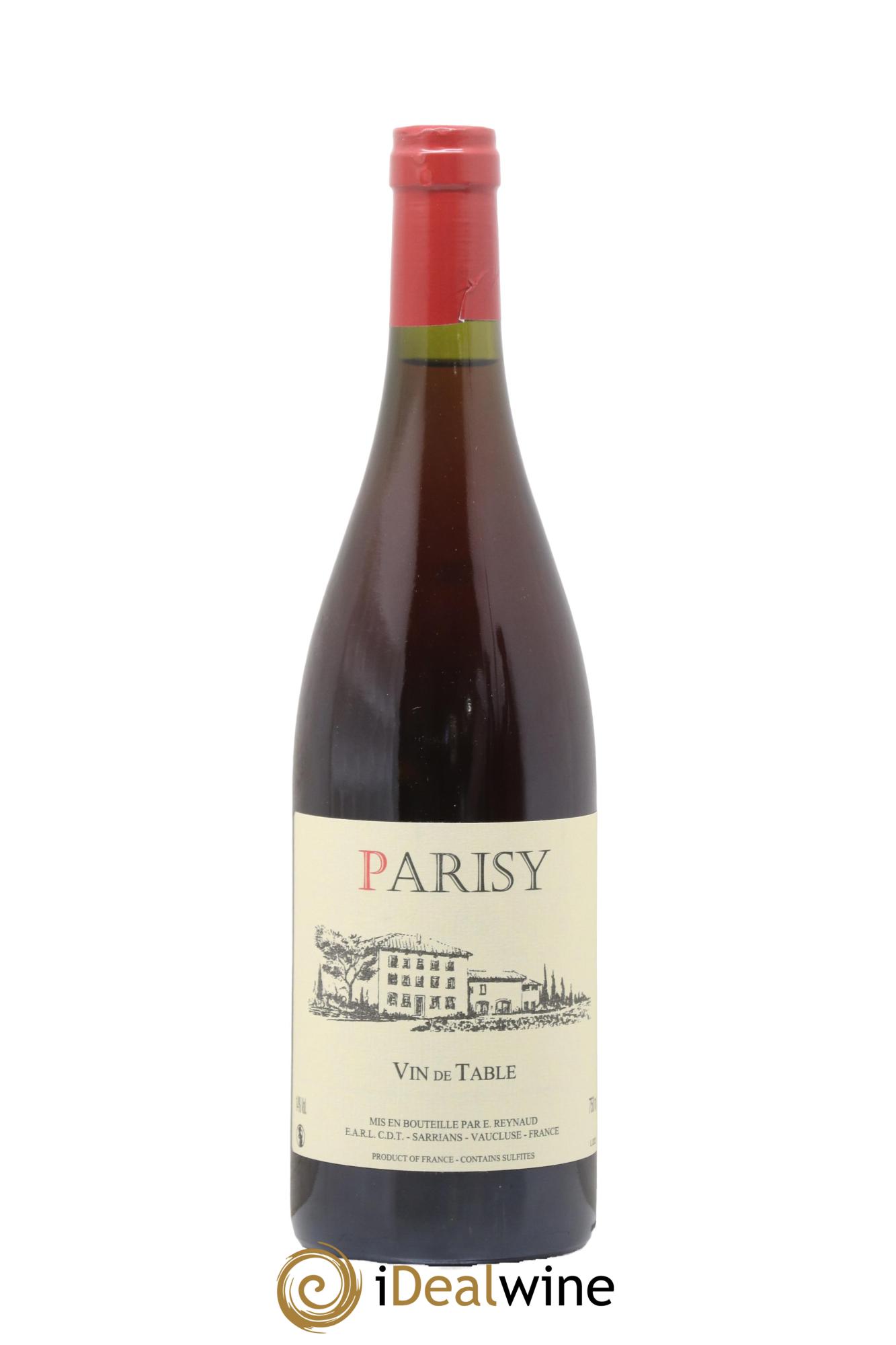 Vin de Table Parisy Emmanuel Reynaud - Posten von 1 Flasche - 0