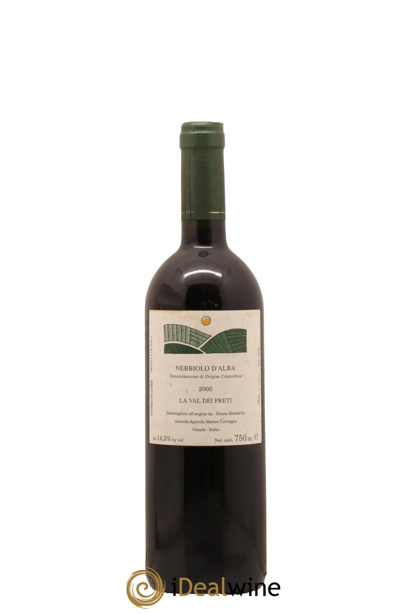 Nebbiolo d'Alba DOC La Val Dei Preti 2000 - Lot de 1 bouteille - 0