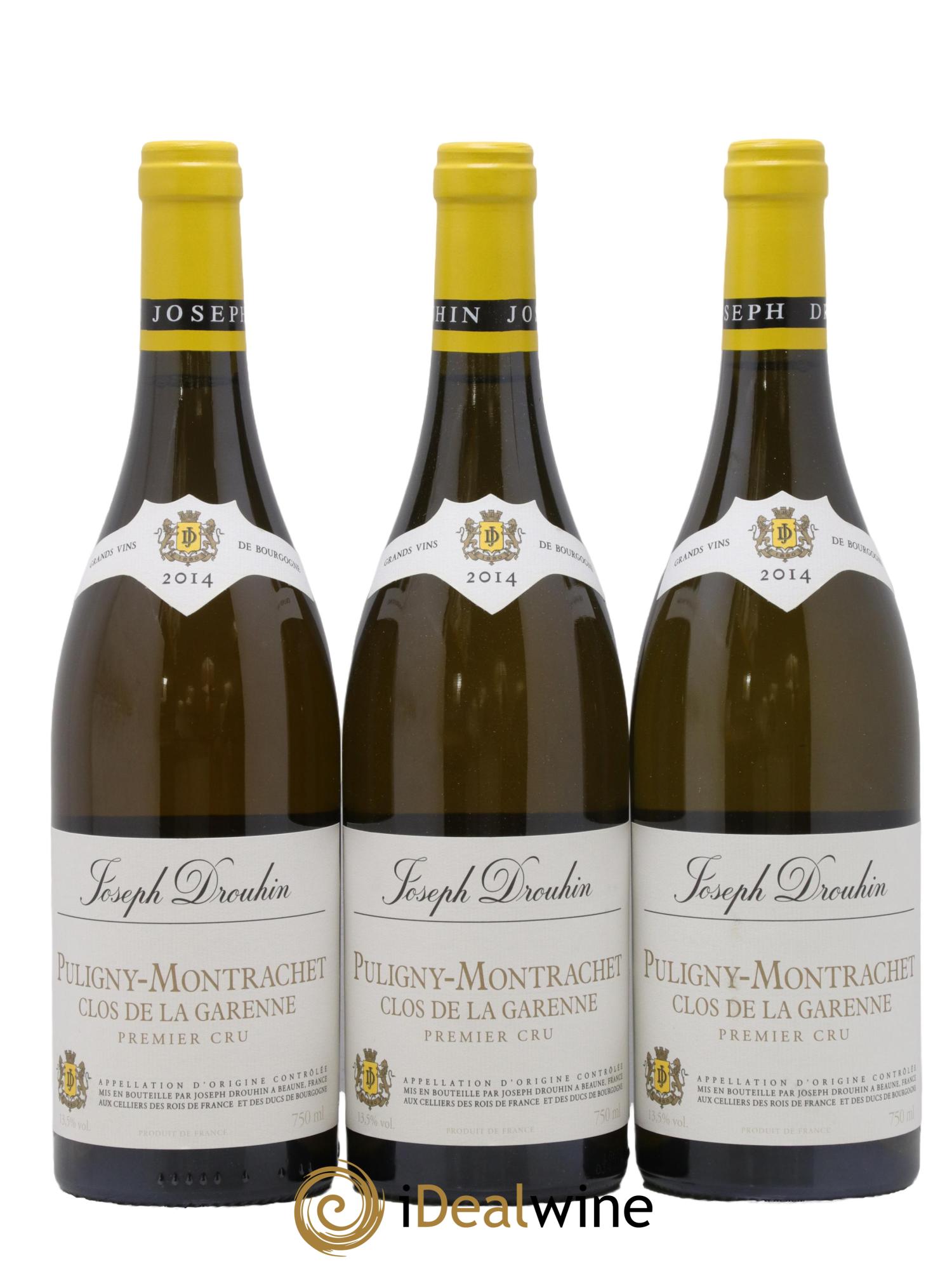Puligny-Montrachet 1er Cru Clos de la Garenne Joseph Drouhin 2014 - Lot de 3 bouteilles - 0
