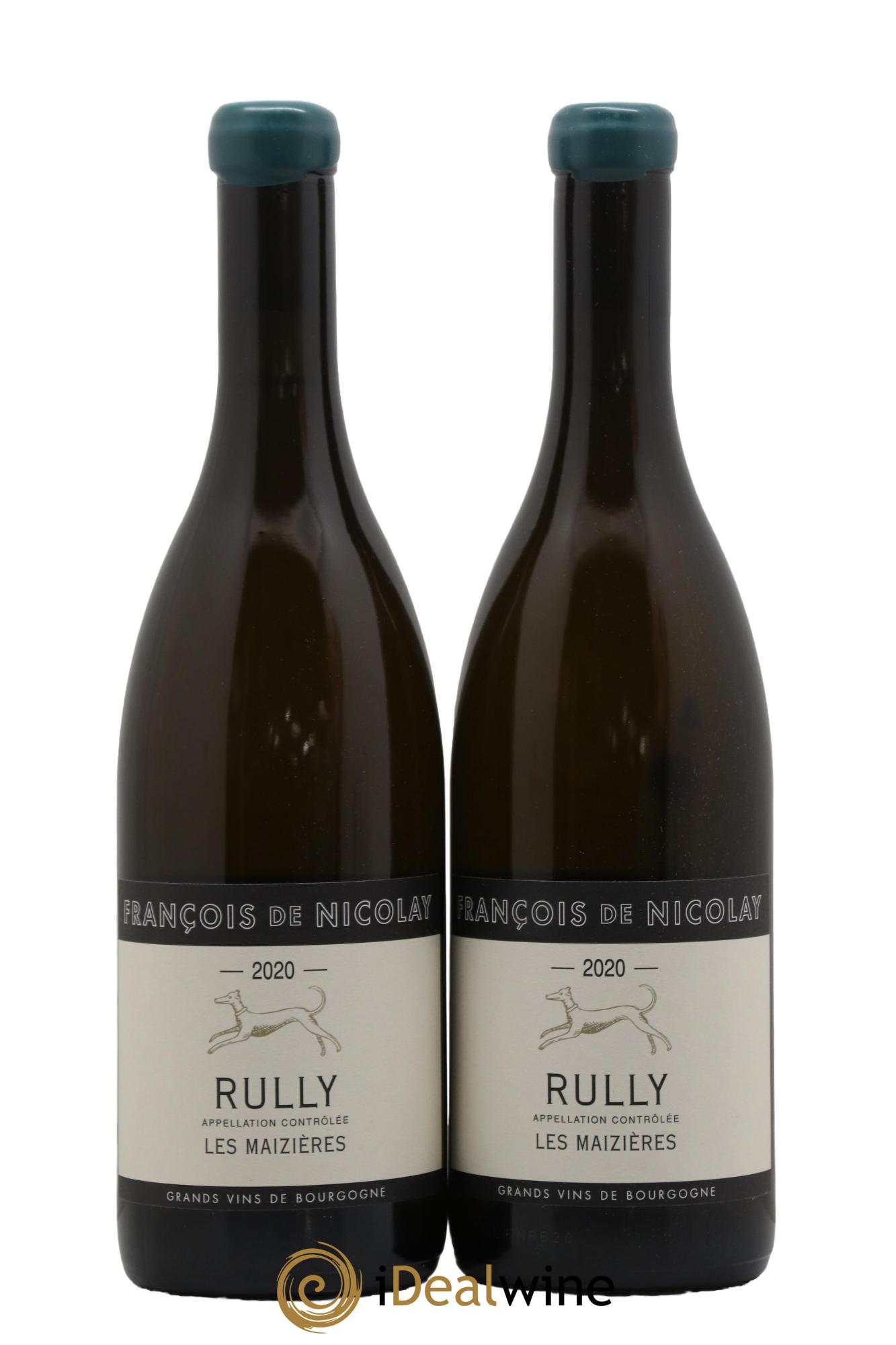 Rully Les Maizières François de Nicolay 2020 - Lot de 2 bouteilles - 0