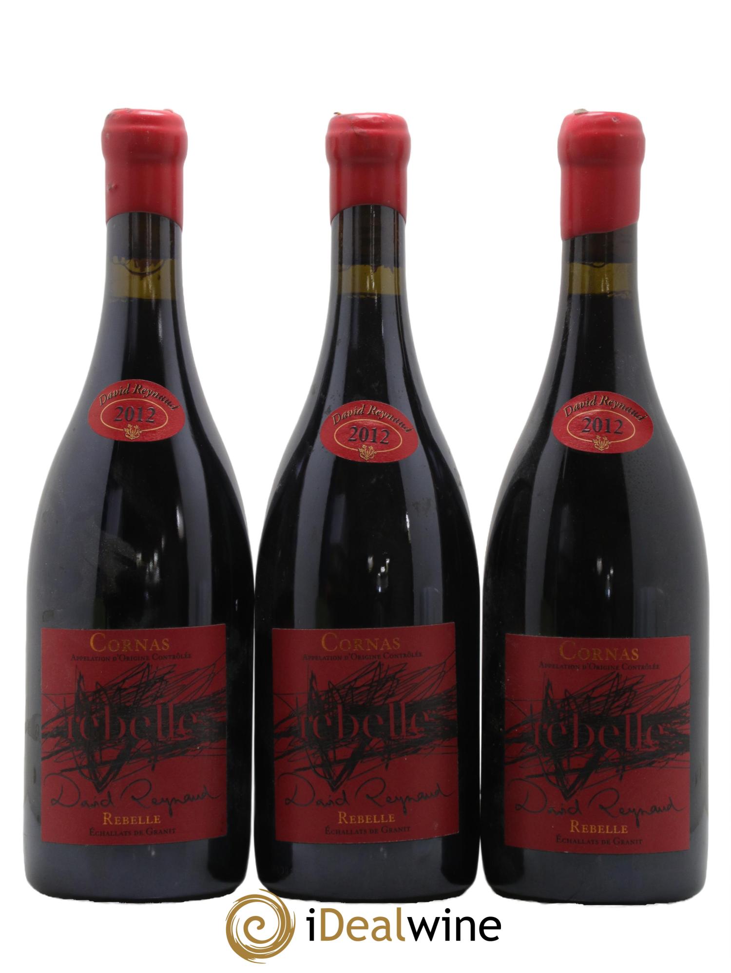 Cornas Rebelle David Reynaud 2012 - Lot de 3 bouteilles - 0