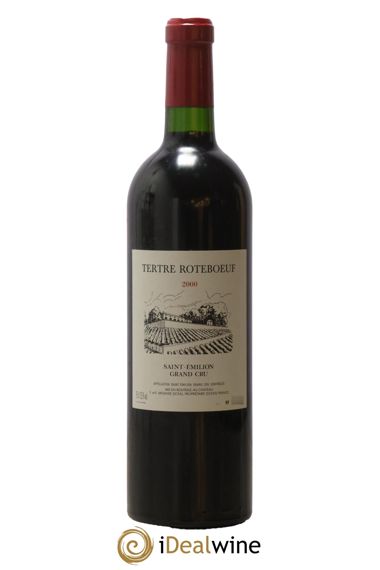 Château Tertre Roteboeuf 2000 - Lot de 1 bouteille - 0