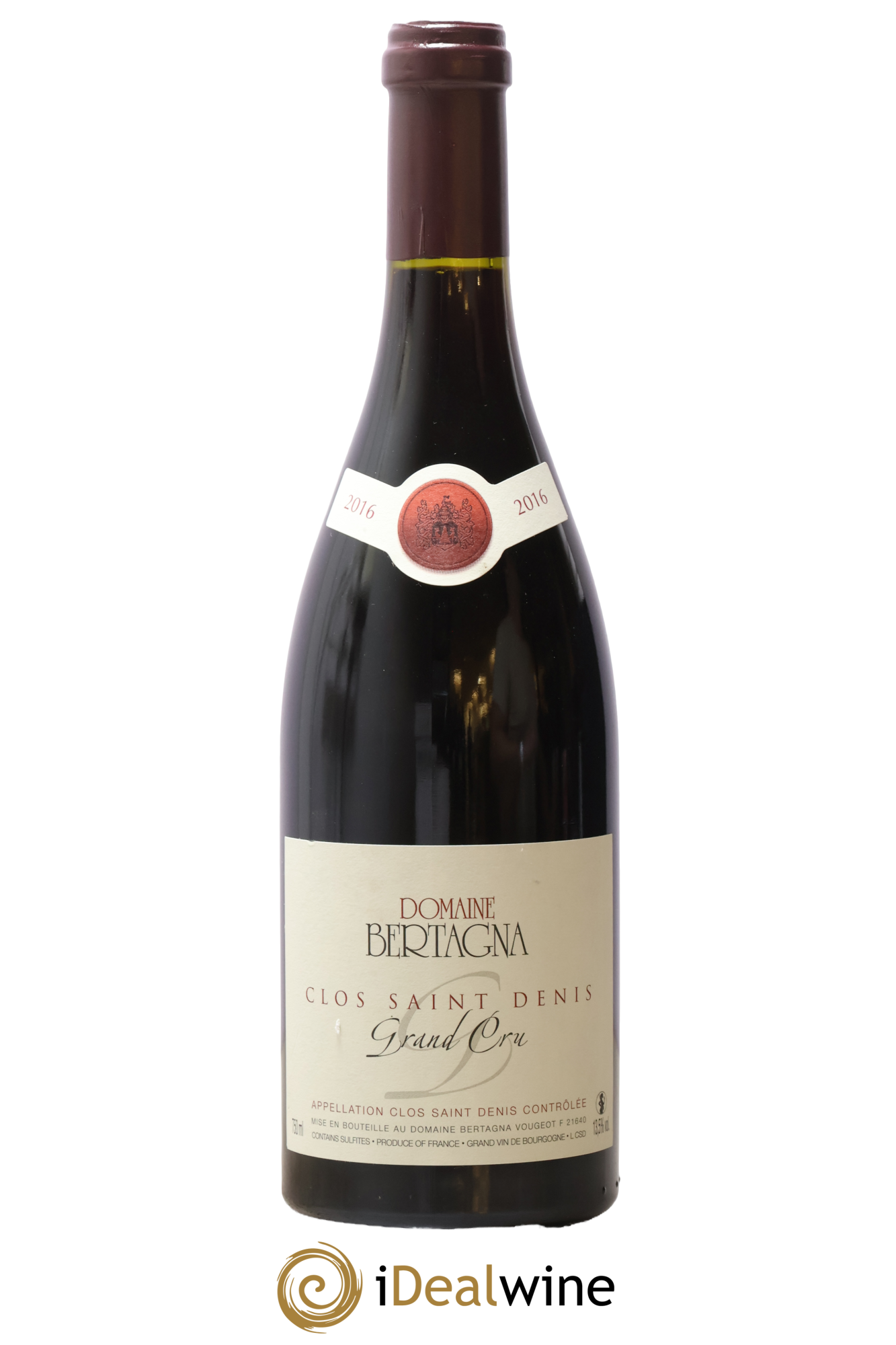 Clos Saint-Denis Grand Cru Bertagna 2016 - Lot de 1 bouteille - 0