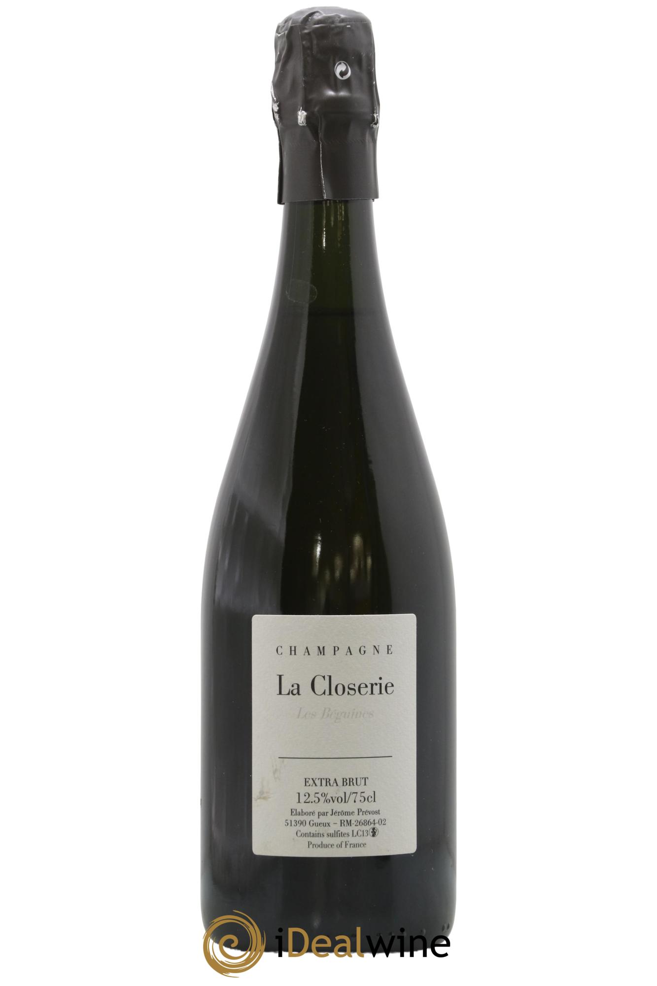 Les Béguines Extra-Brut Jérôme Prévost 2013 - Lot de 1 bouteille - 0