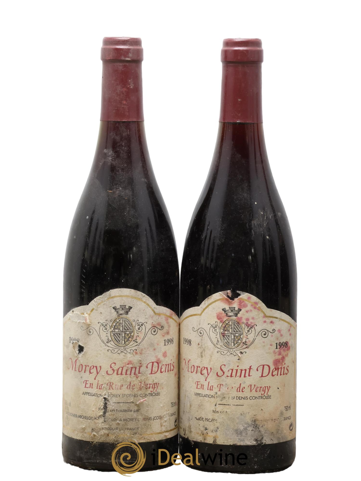 Morey Saint-Denis En la Rue de Vergy Lignier-Michelot (Domaine) 1998 - Posten von 2 Flaschen - 0