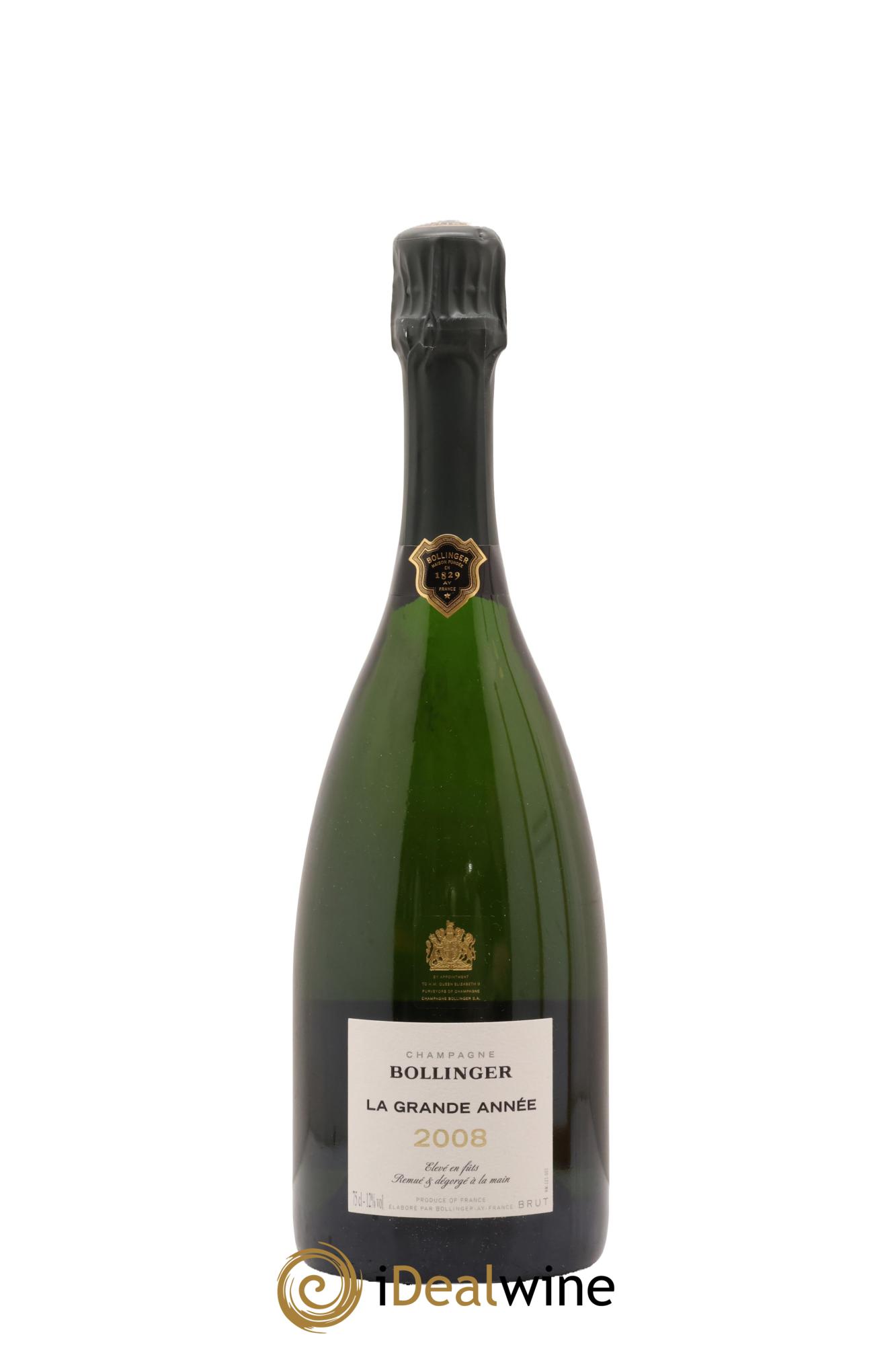 La Grande Année Brut Bollinger 2008 - Lote de 1 botella - 1