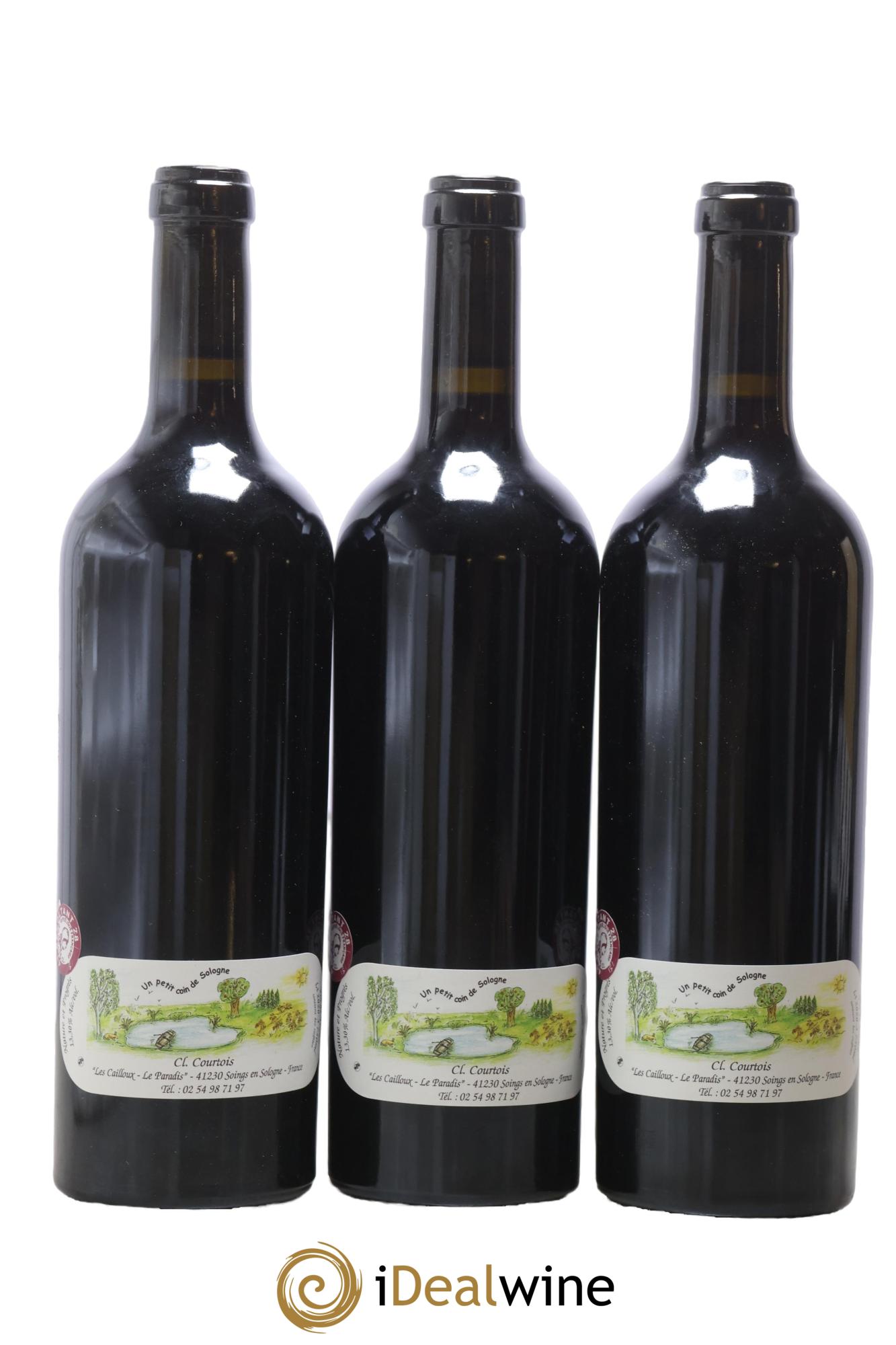 Vin de France Pinot Noir Claude Courtois 2020 - Lot of 3 bottles - 1