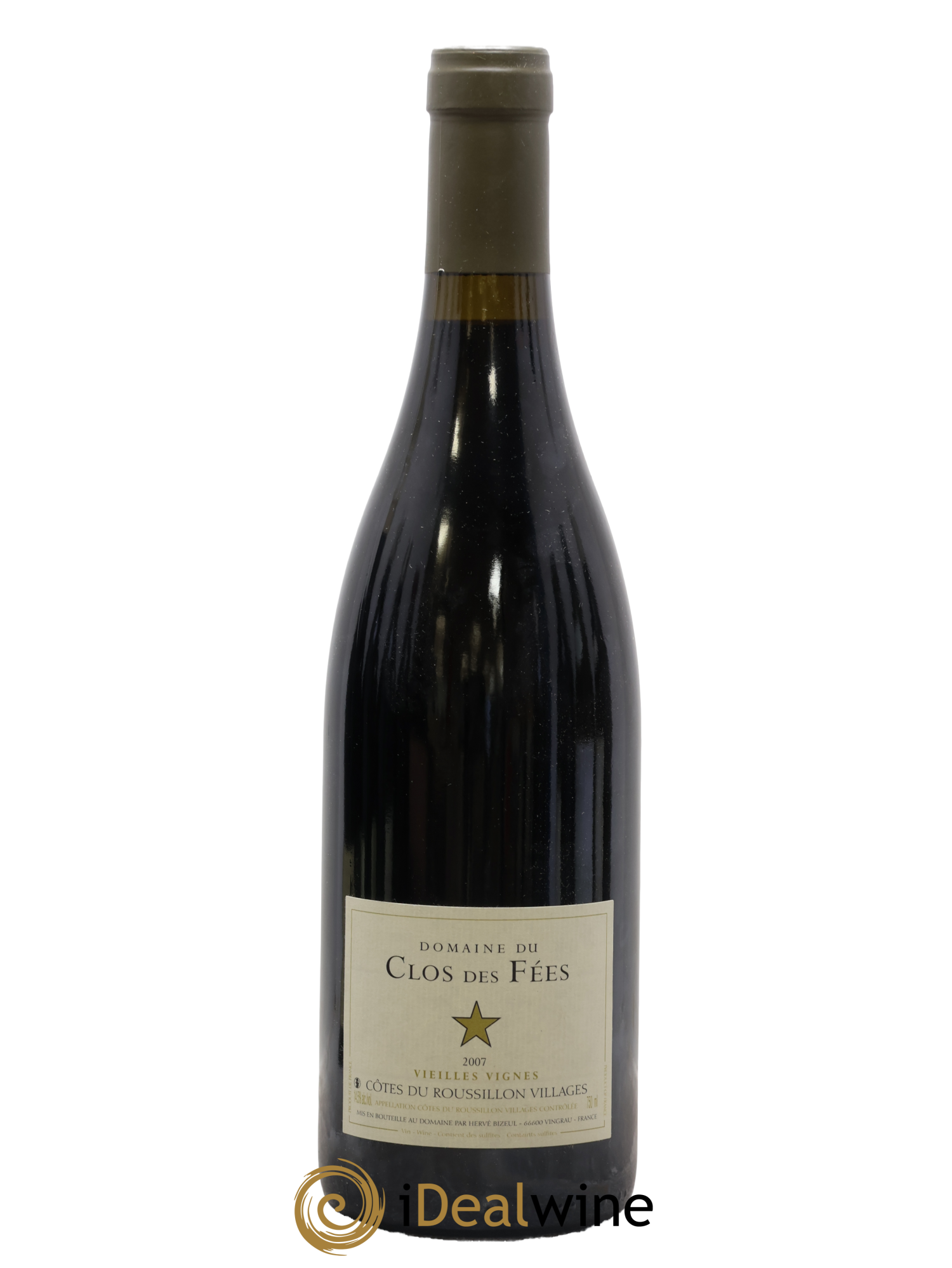 Côtes du Roussillon Villages Clos des Fées Vieilles vignes Hervé Bizeul 2007 - Lotto di 1 bottiglia - 0