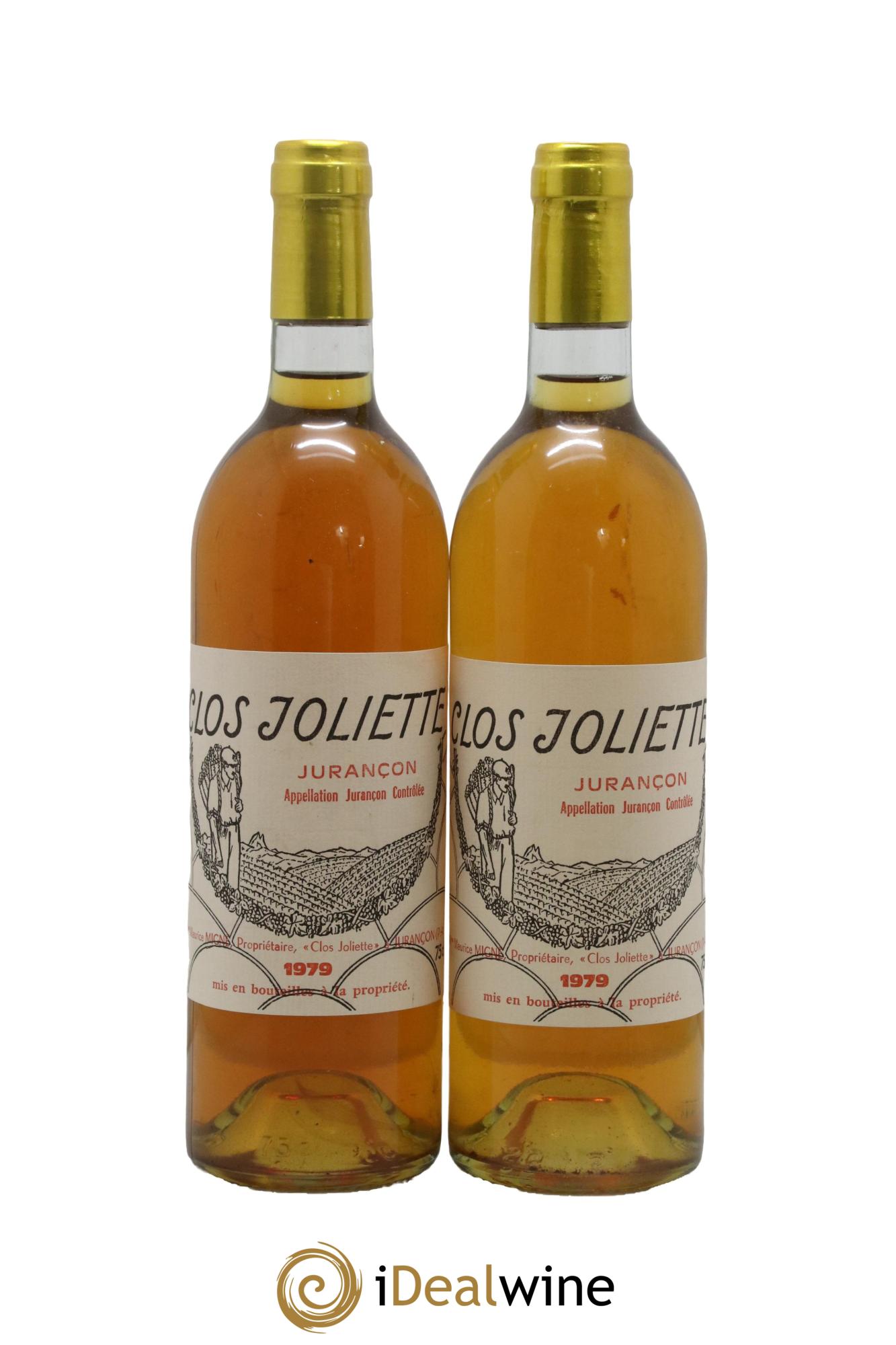 Jurançon Clos Joliette 1979 - Lotto di 2 bottiglie - 0