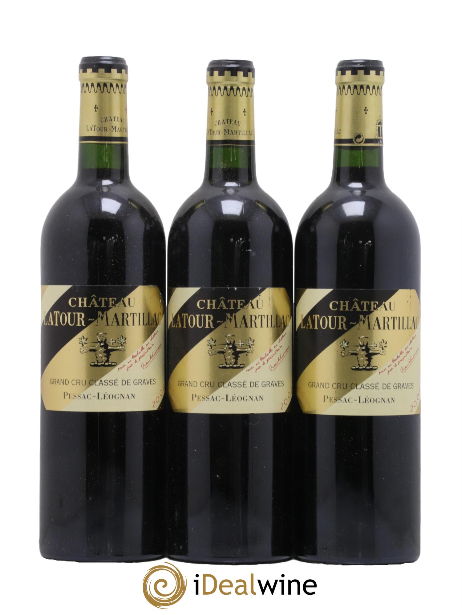 Château Latour-Martillac Cru Classé de Graves 2009 - Lot de 3 bouteilles - 0