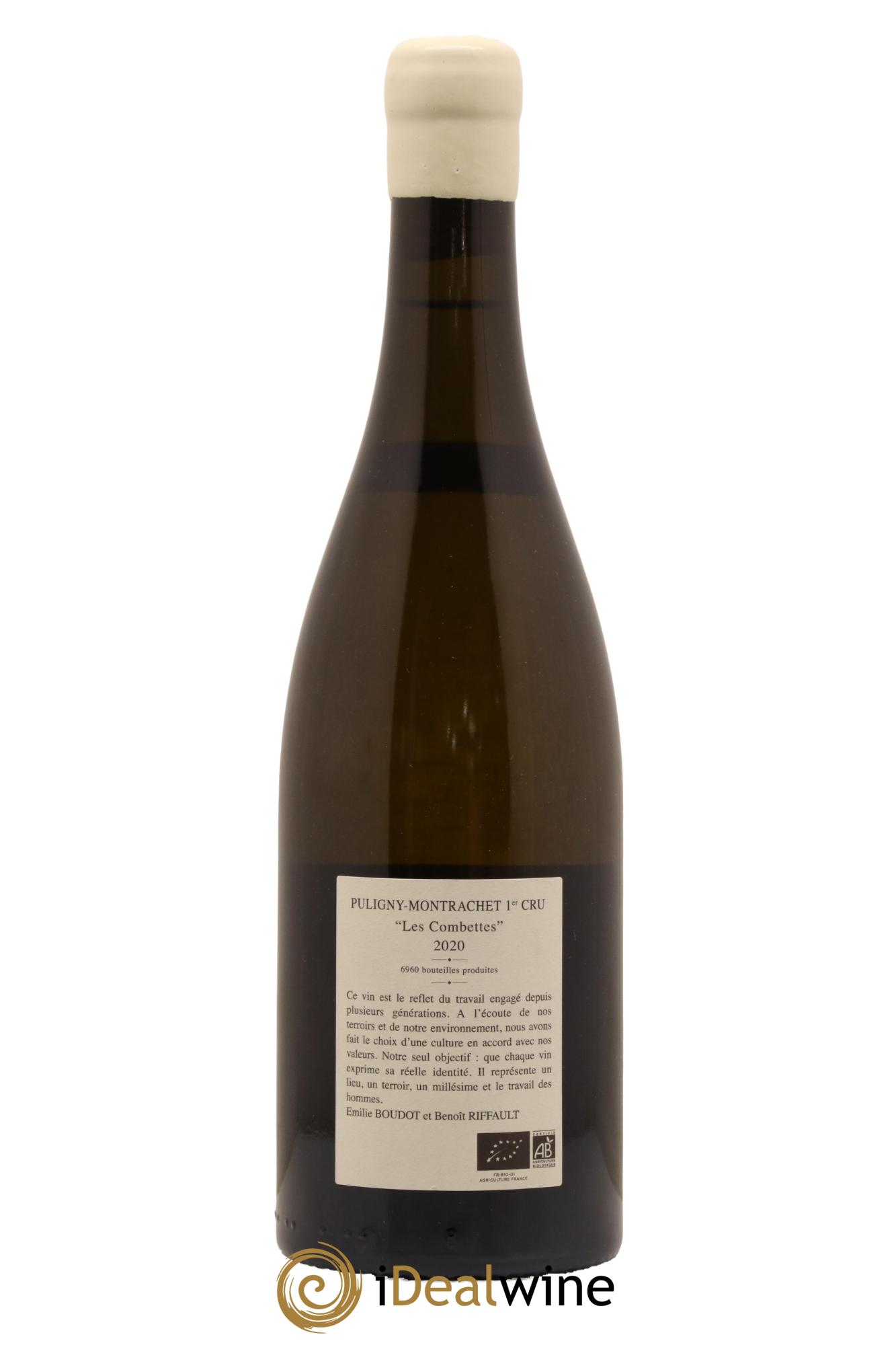 Puligny-Montrachet 1er Cru Les Combettes Etienne Sauzet 2020 - Lot de 1 bouteille - 1