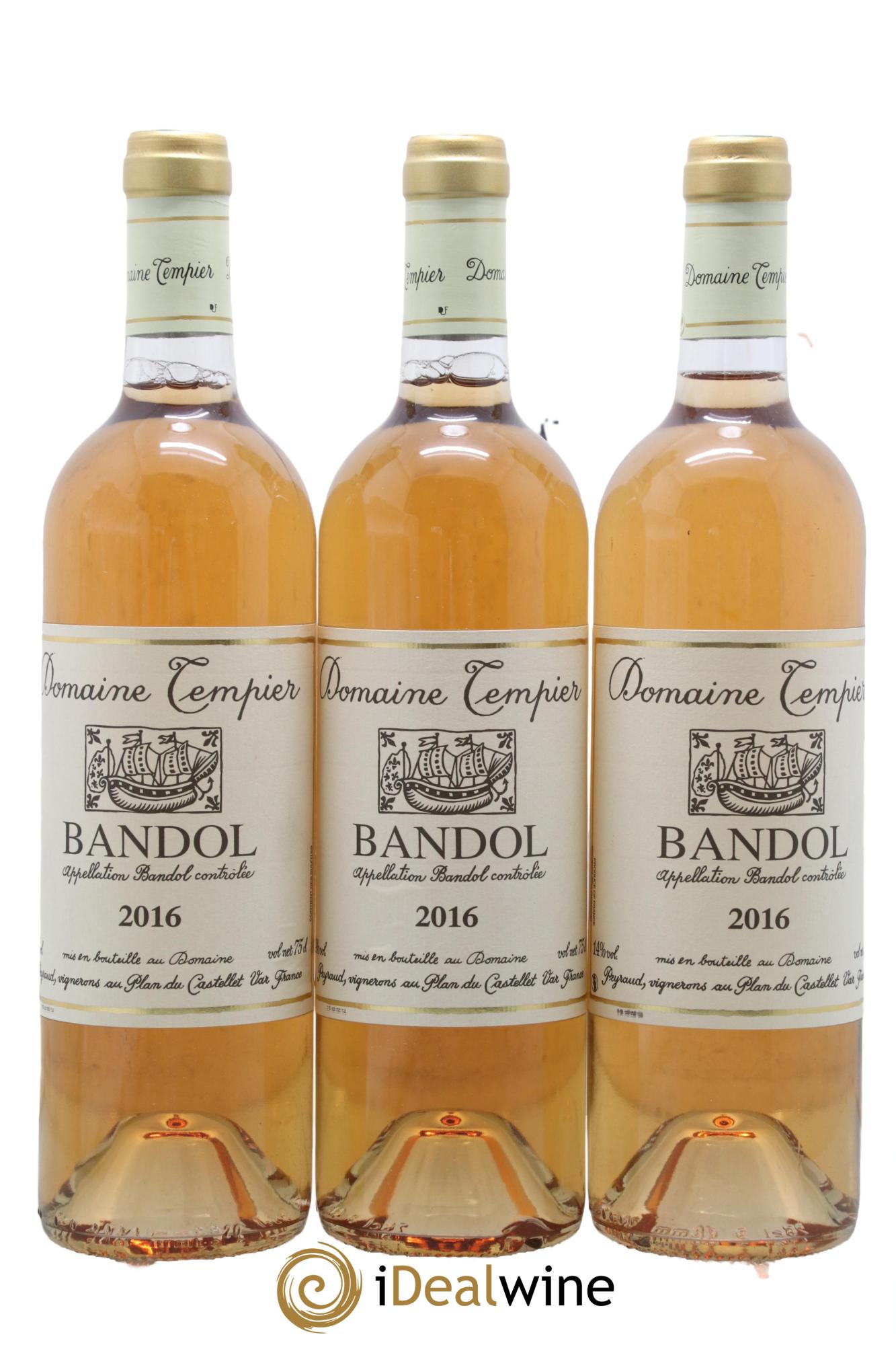 Bandol Domaine Tempier Famille Peyraud 2016 - Lot de 3 bouteilles - 0