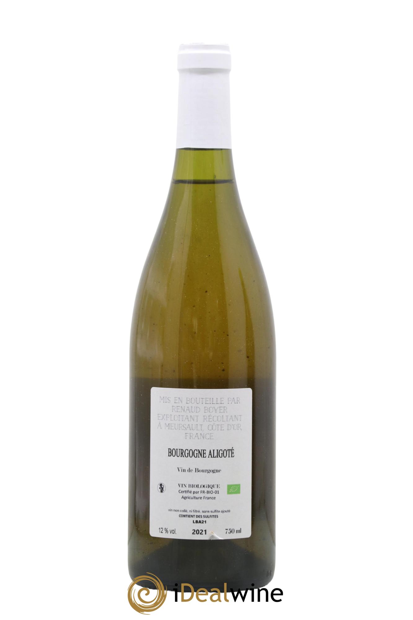 Bourgogne Aligoté Renaud Boyer 2021 - Lotto di 1 bottiglia - 1