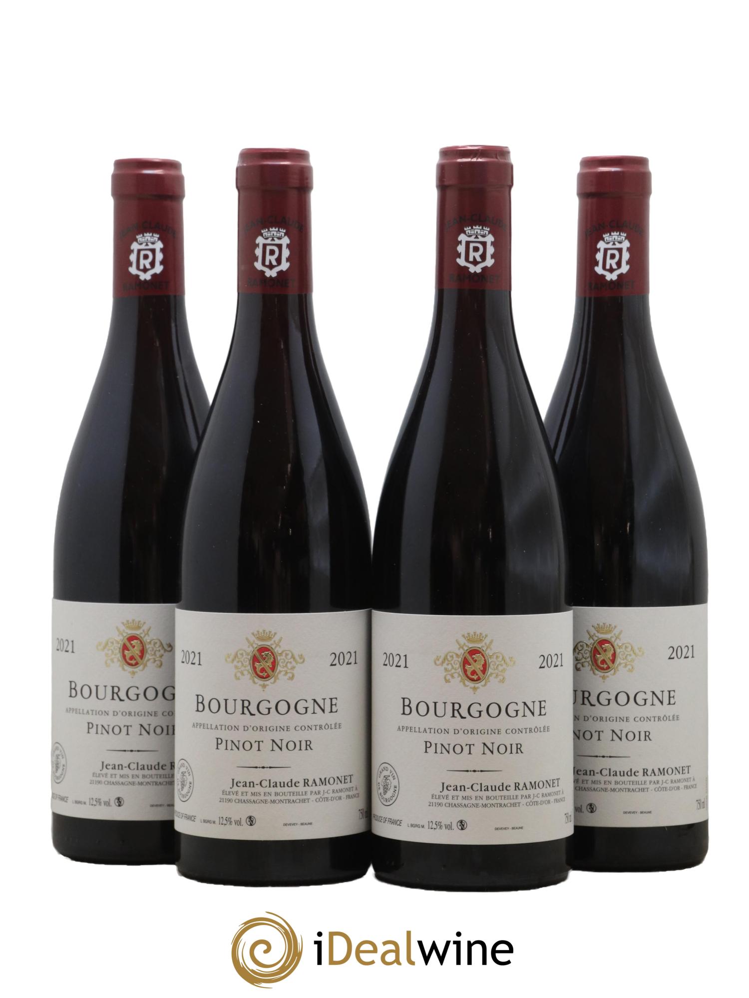 Bourgogne Pinot Noir Ramonet (Domaine) 2021 - Lot de 4 bouteilles - 0