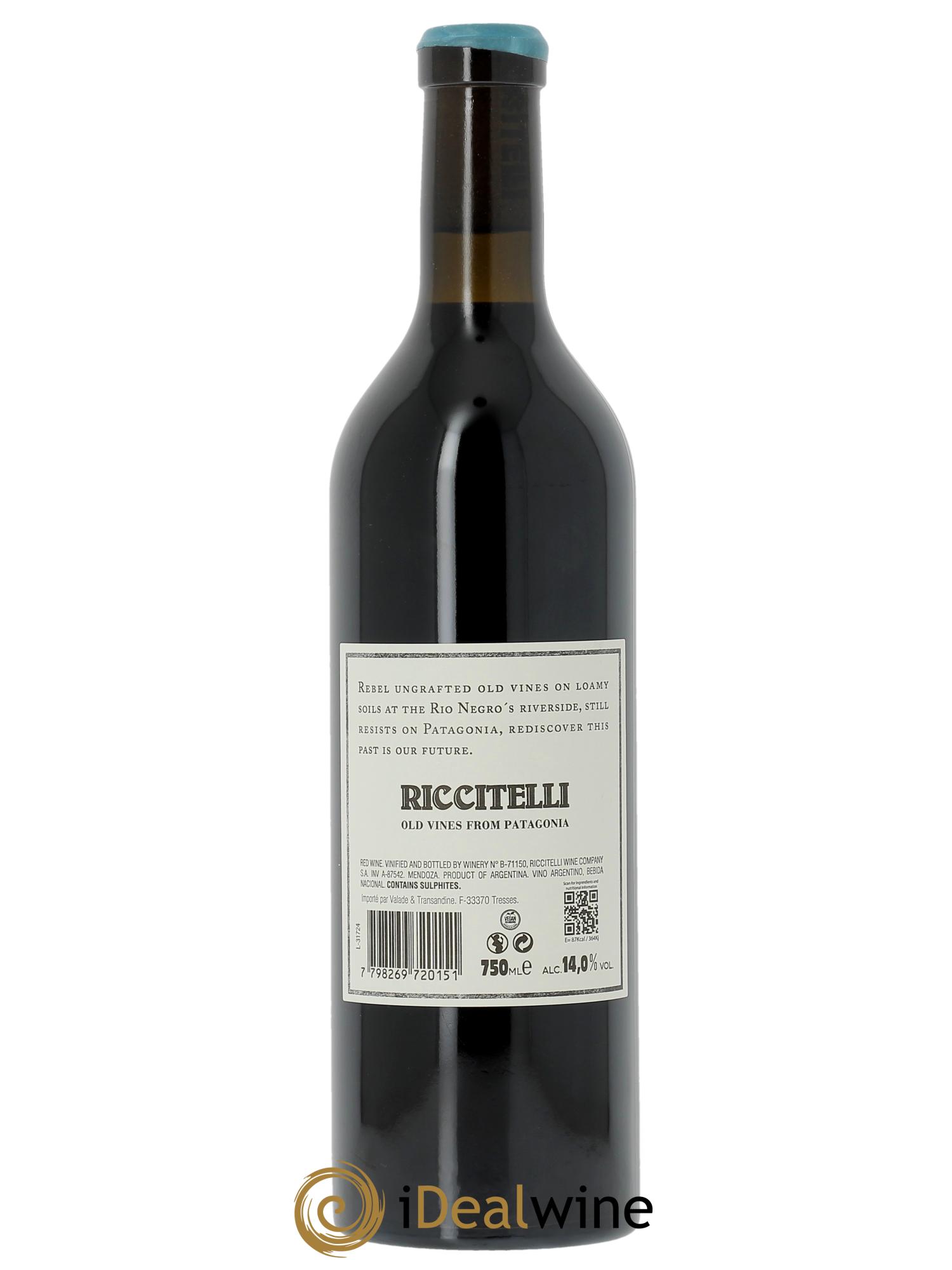 Rio Negro Matias Riccitelli Old Vine Malbec 2022 - Lot of 1 bottle - 1