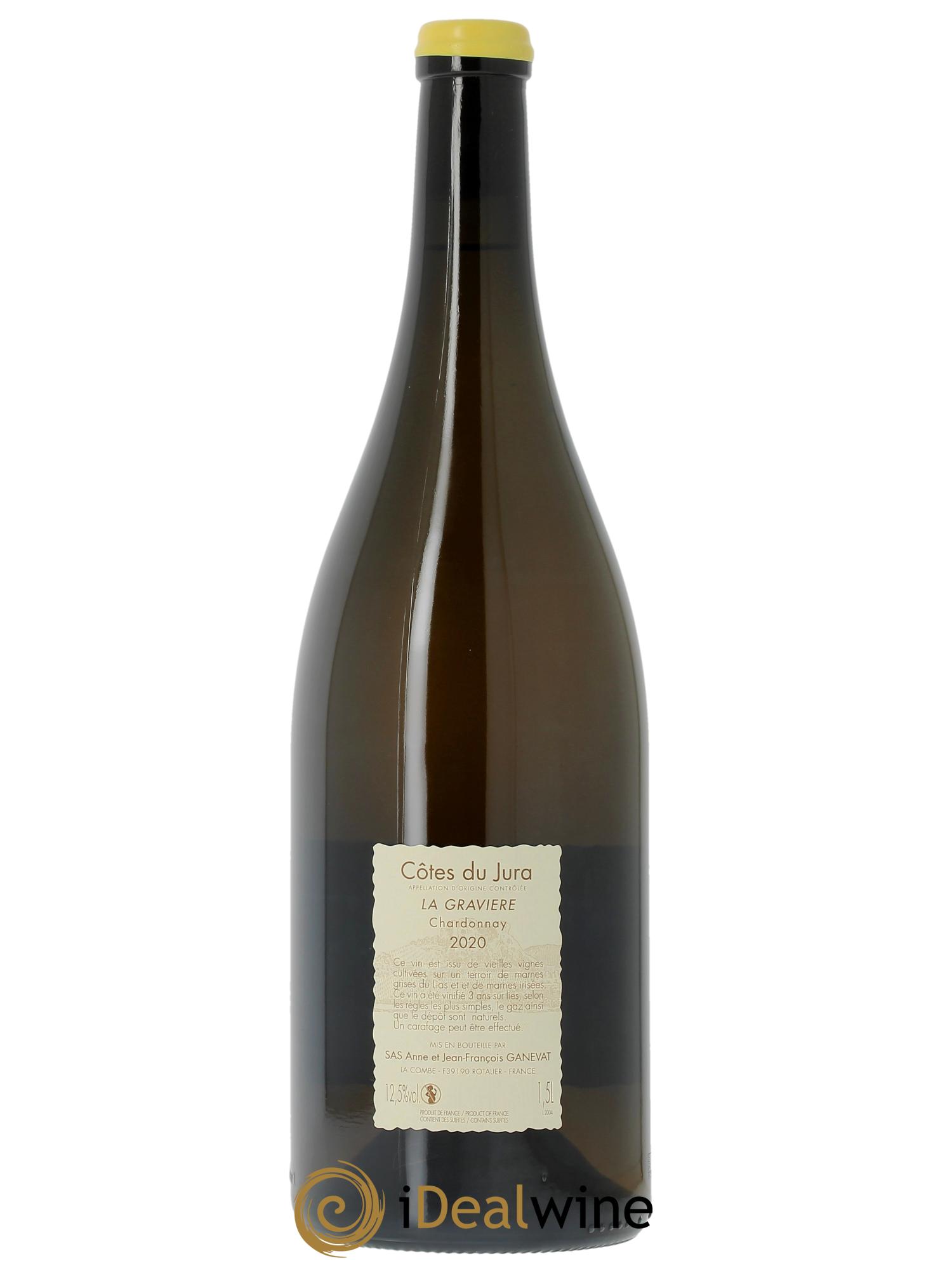 Côtes du Jura La Gravière Anne et Jean François Ganevat 2020 - Lot de 1 magnum - 1