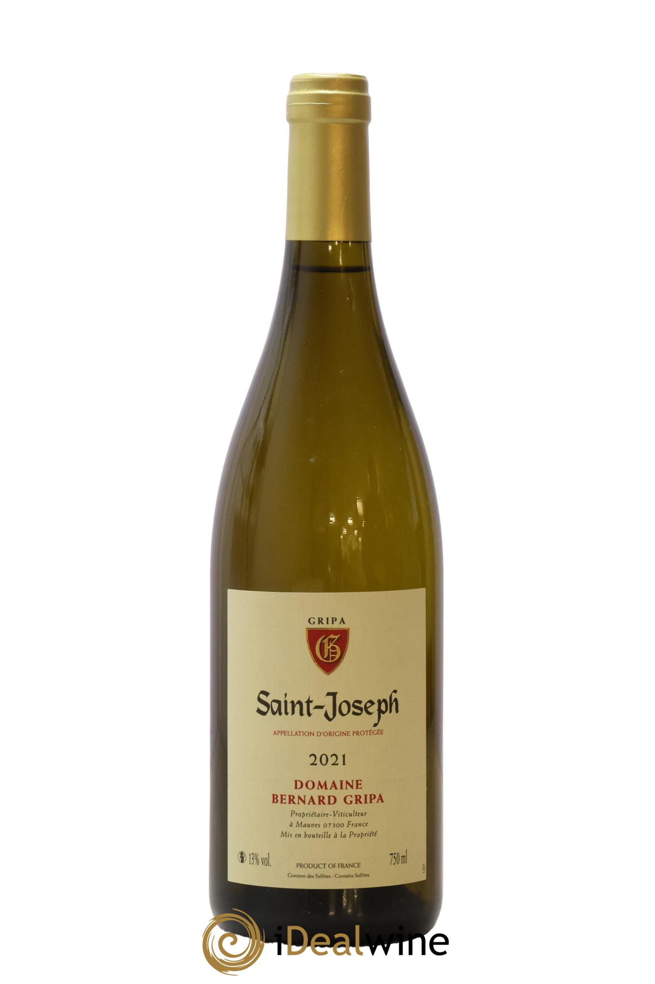Saint-Joseph Bernard Gripa (Domaine) 2021 - Lot de 1 bouteille - 0
