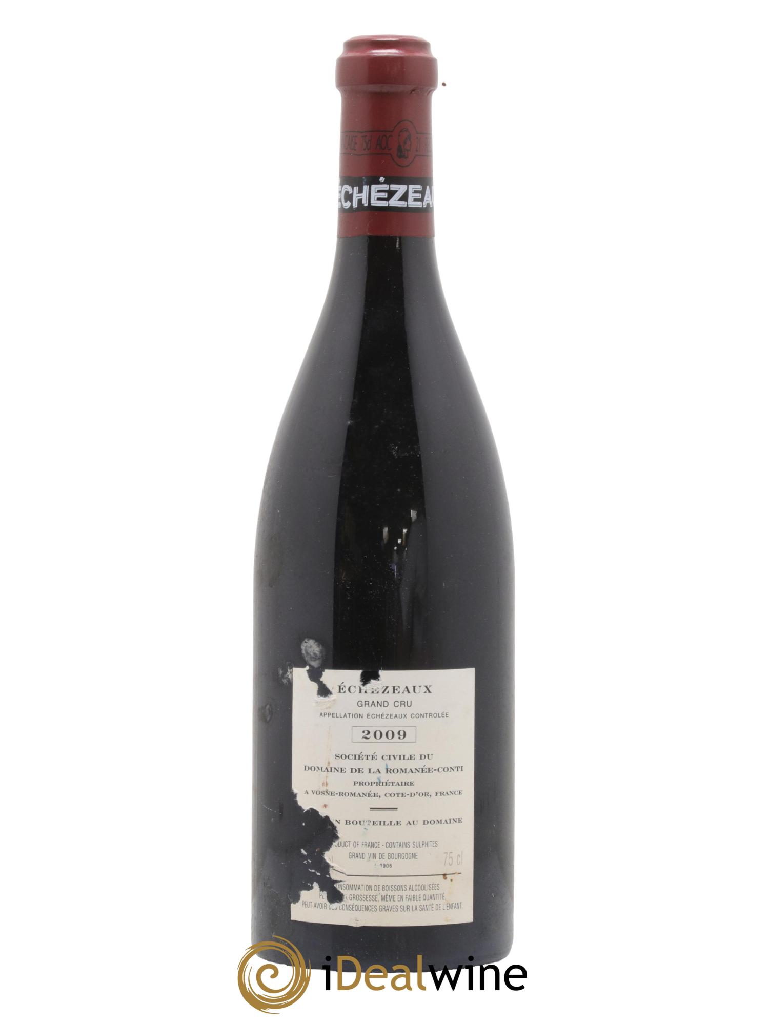 Echezeaux Grand Cru Domaine de la Romanée-Conti 2009 - Lot de 1 bouteille - 1