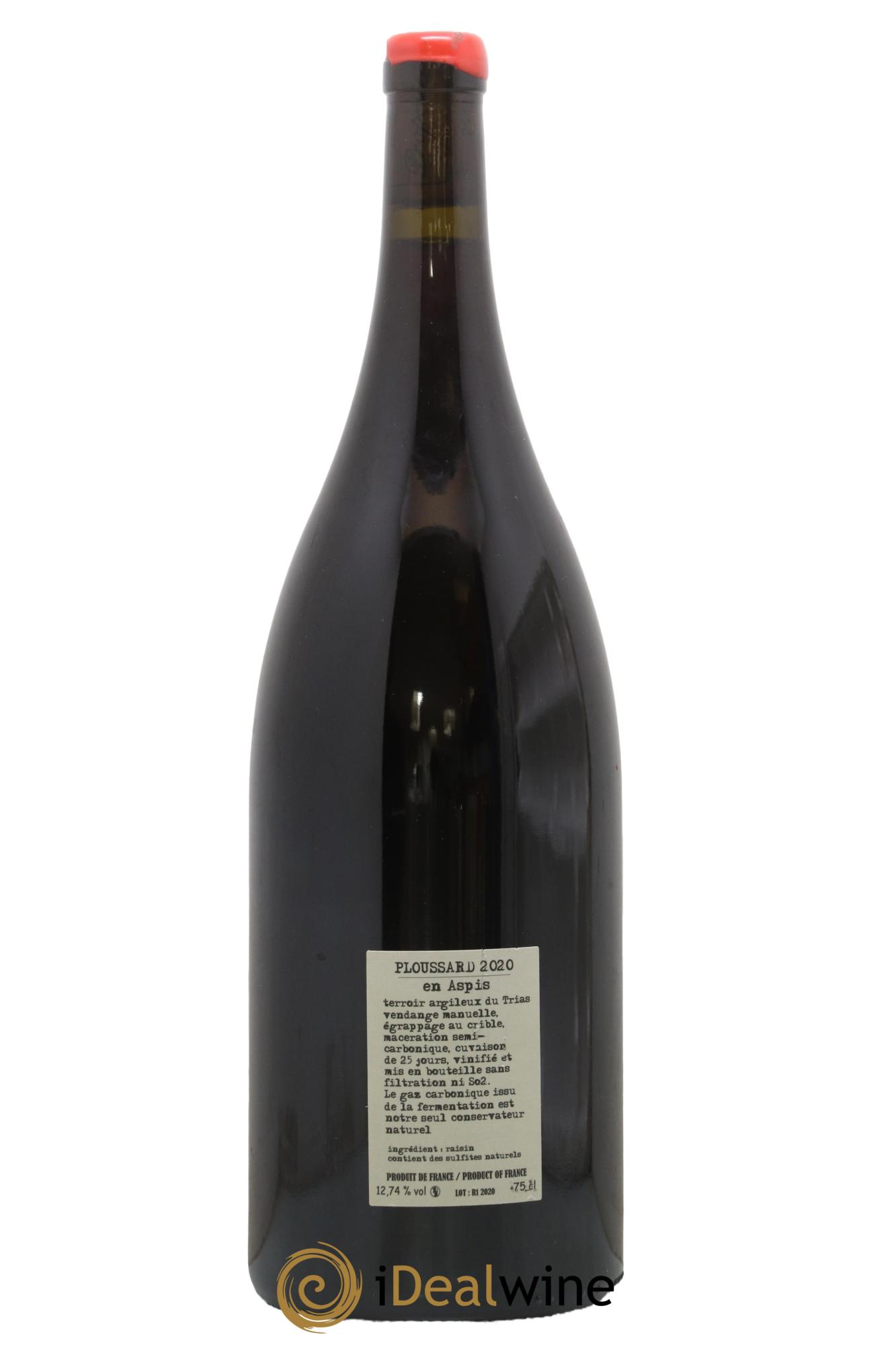 Arbois-Pupillin Ploussard En Aspis Adeline Houillon & Renaud Bruyère 2020 - Lot of 1 magnum - 1