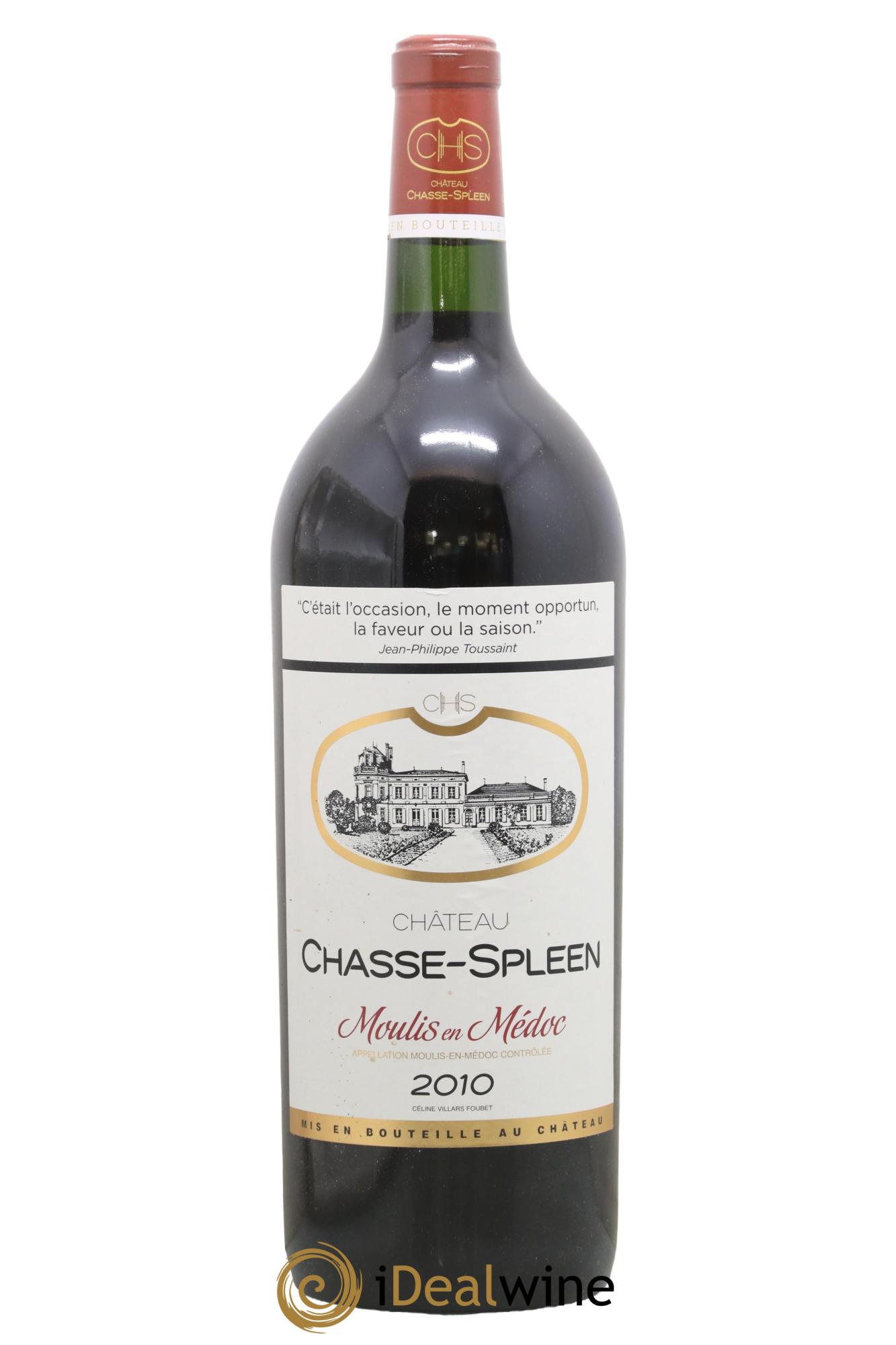 Château Chasse Spleen 2010 - Lot of 1 magnum - 0