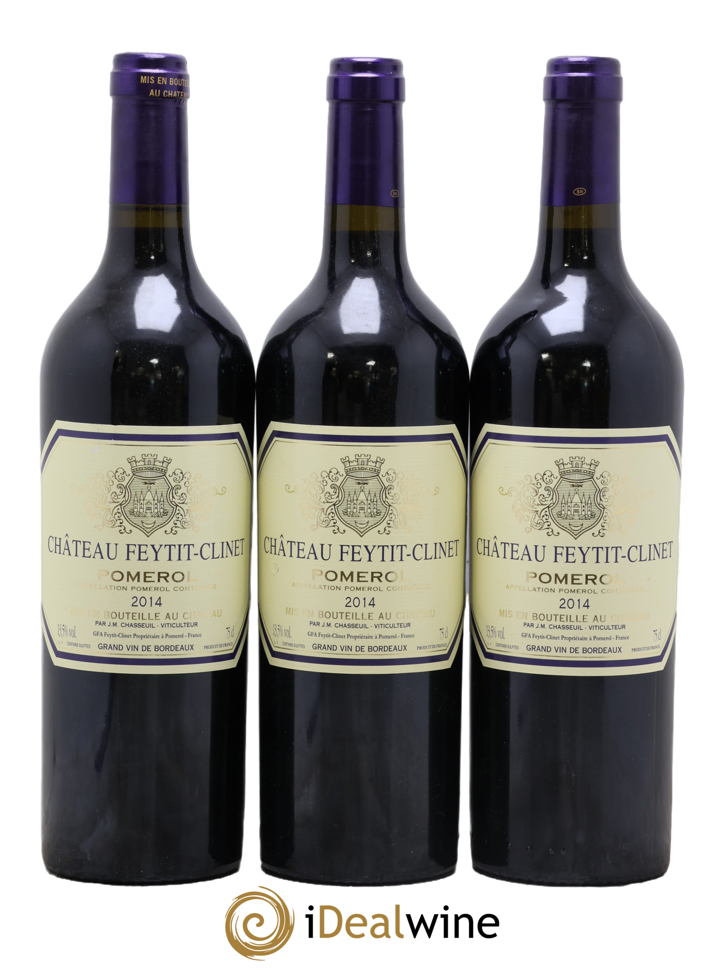 Château Feytit-Clinet 2014 - Lot de 3 bouteilles - 0