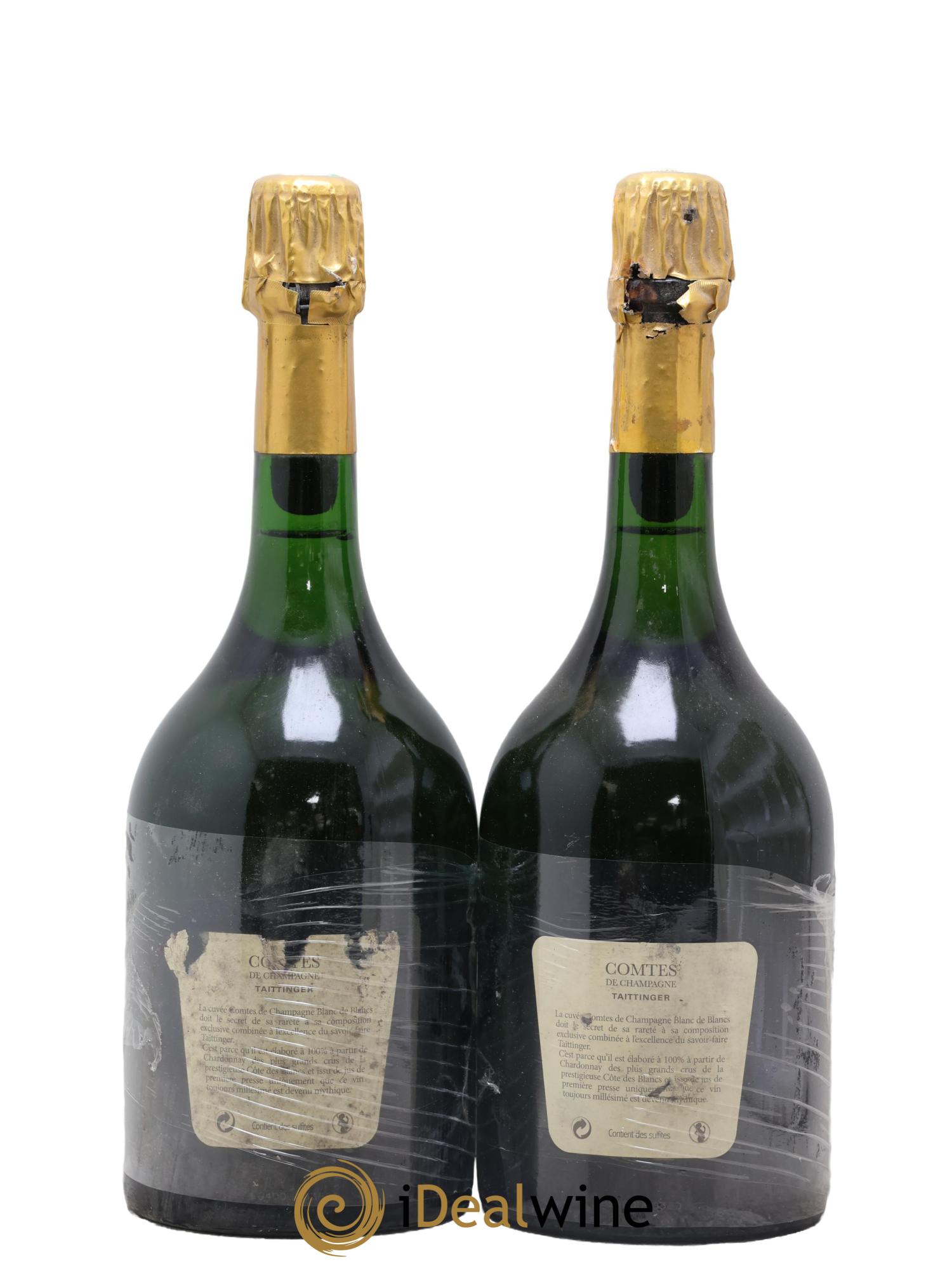 Comtes de Champagne Taittinger 1999 - Lot of 2 bottles - 1