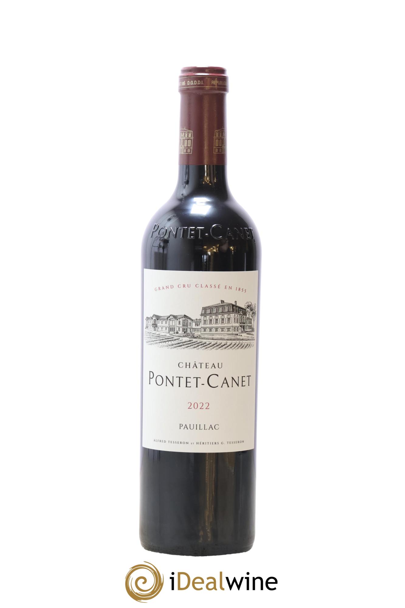 Château Pontet Canet 5ème Grand Cru Classé 2022 - Lot de 1 bouteille - 1