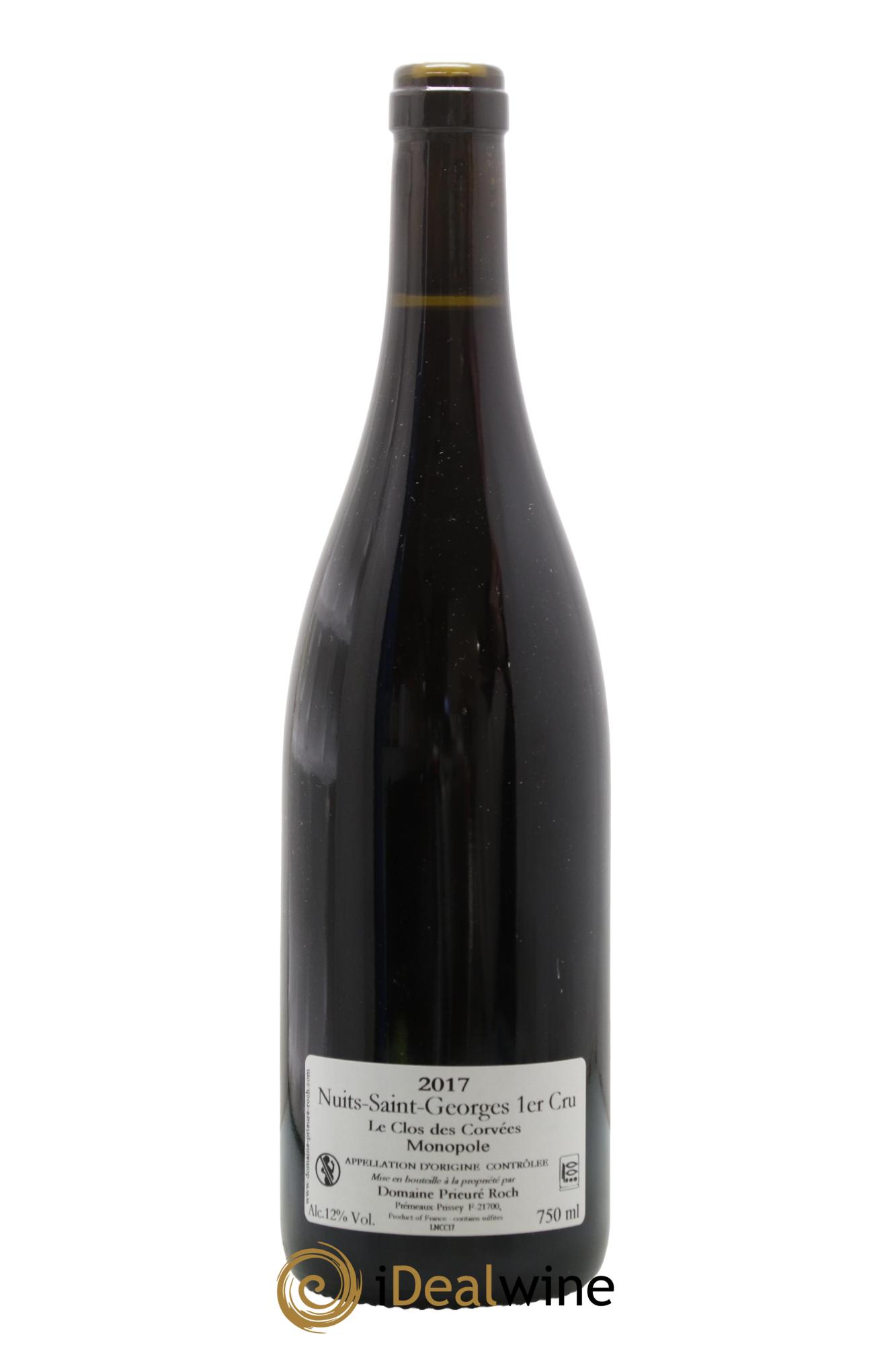 Nuits-Saint-Georges 1er Cru Le Clos des Corvées Prieuré Roch 2017 - Lot de 1 bouteille - 1