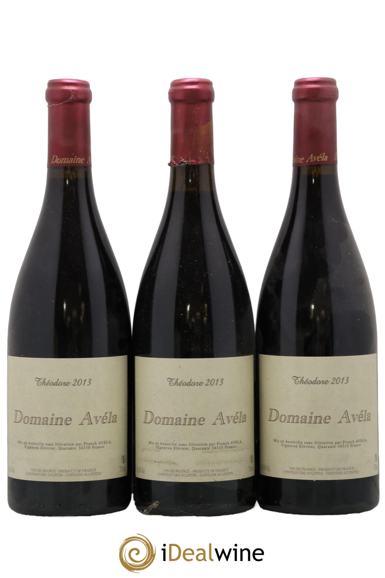 Vin de France Théodore Avéla 2013 - Posten von 3 Flaschen - 0