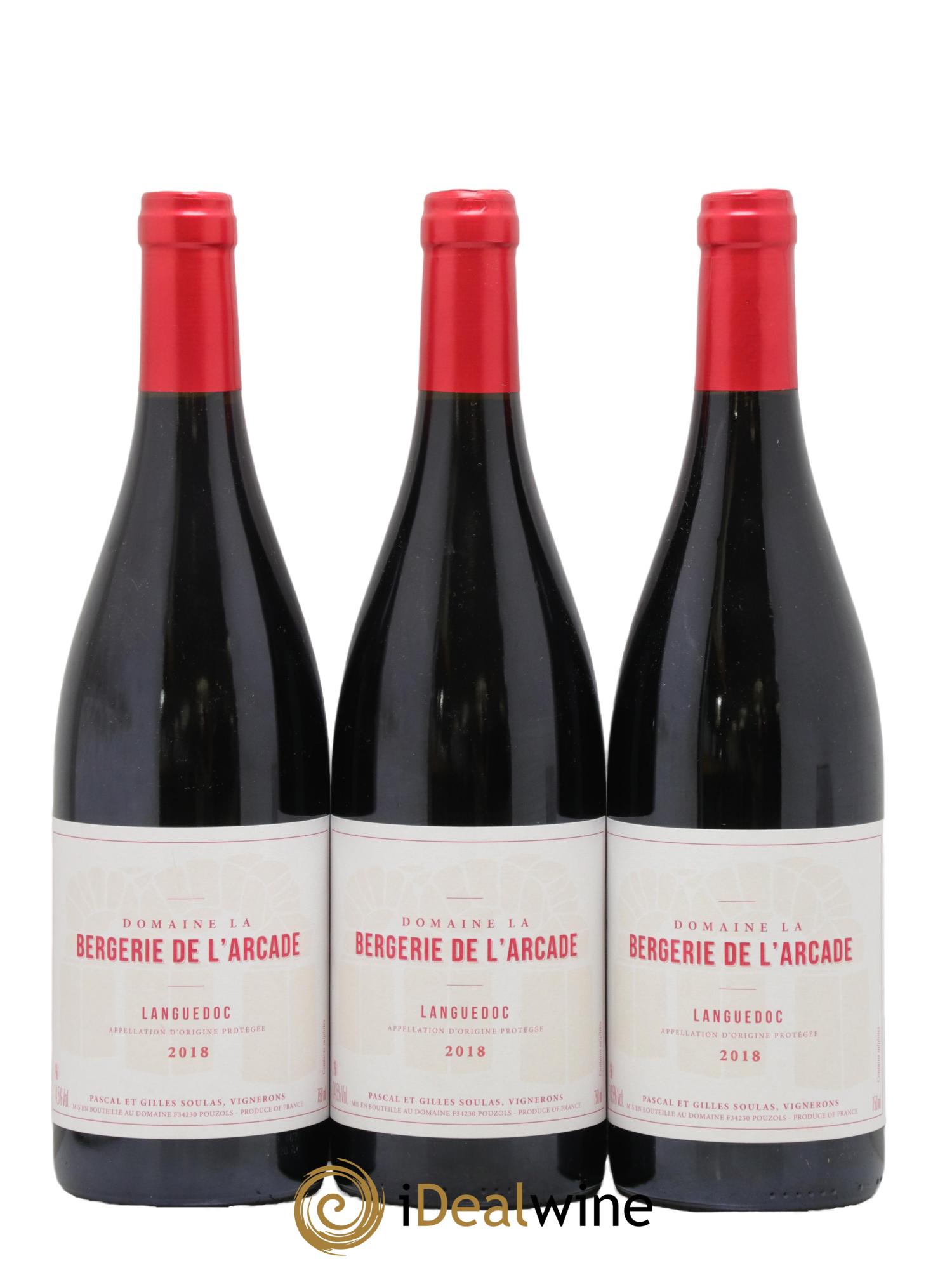 Languedoc La Bergerie de l'Arcade (Domaine) 2018 - Lot de 3 bouteilles - 0