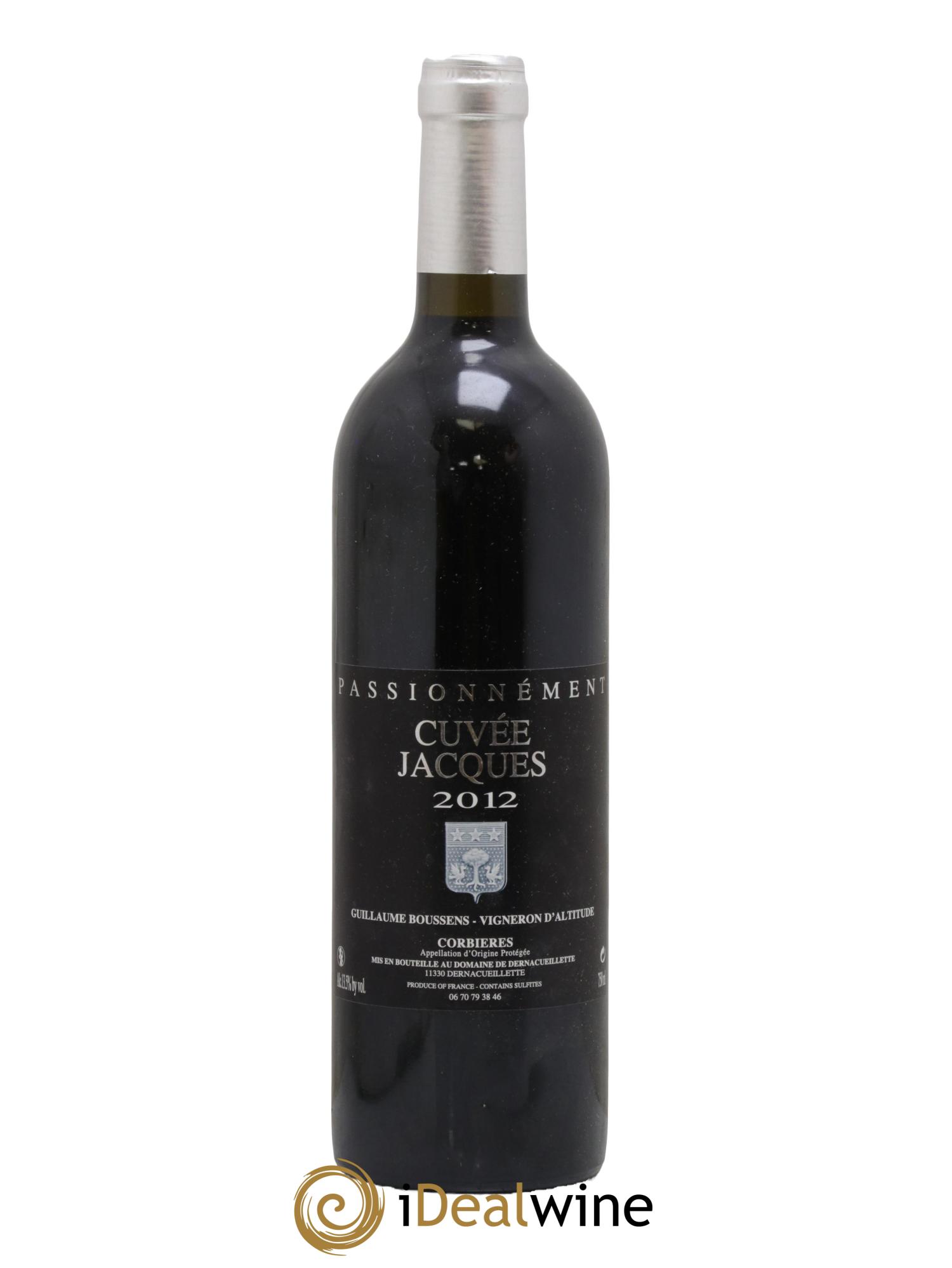 Corbières Jacques Domaine de Dernacueillette 2012 - Lot de 1 bouteille - 0