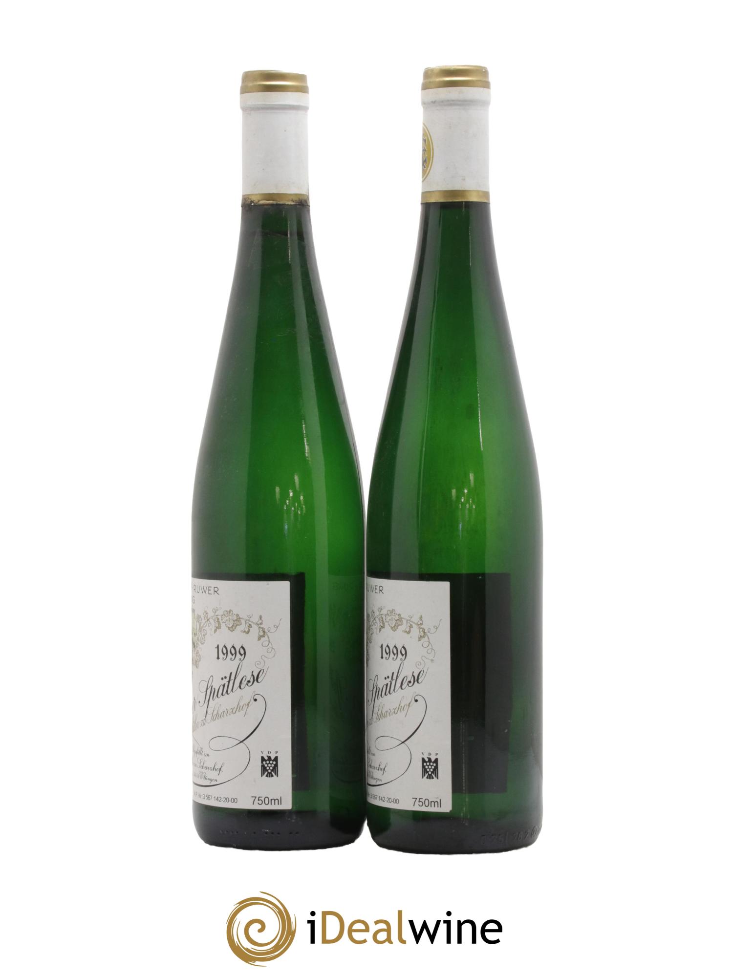 Riesling Scharzhofberger Spatlese Egon Muller 1999 - Lot de 2 bouteilles - 1
