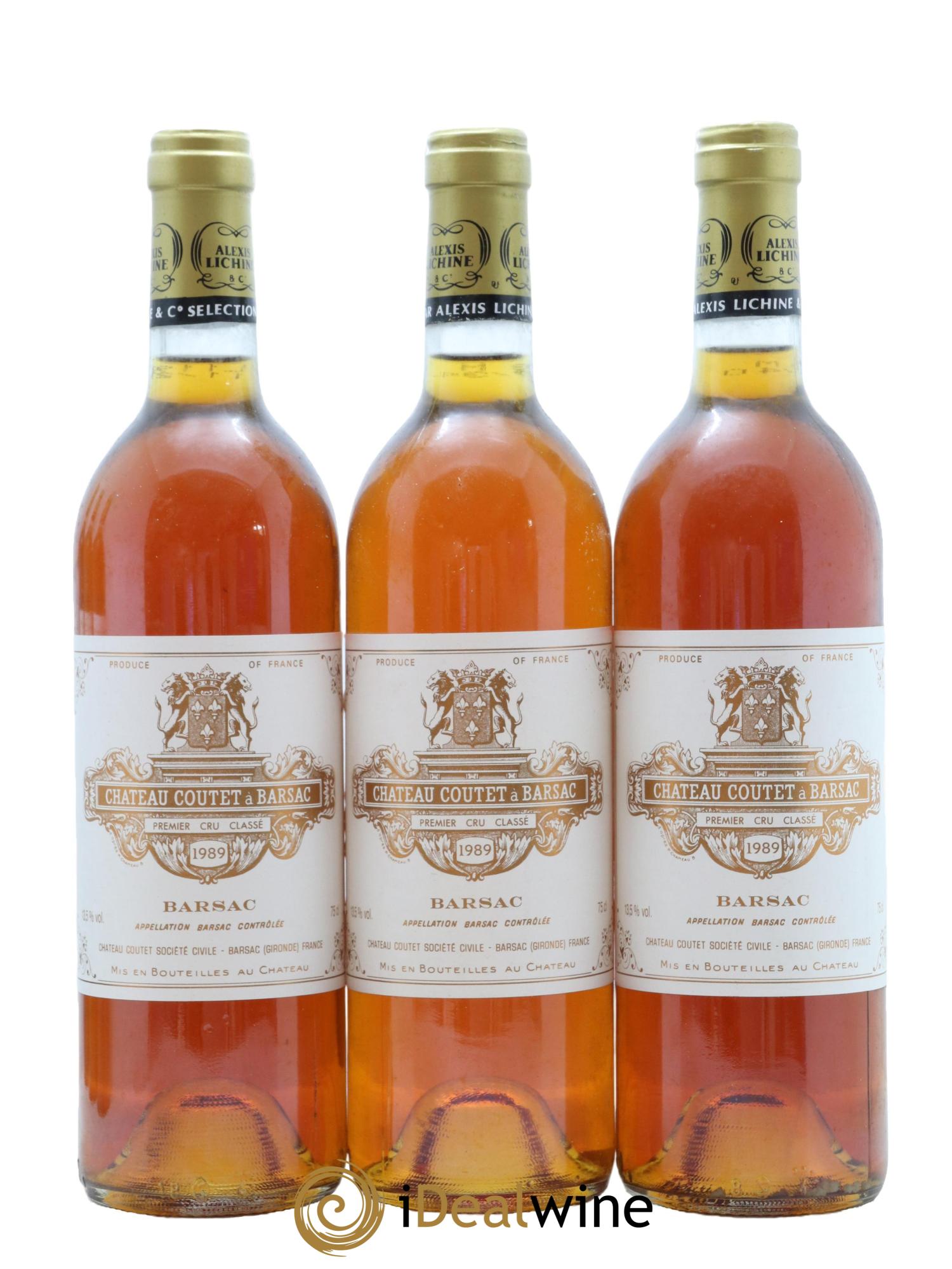 Château Coutet 1er Grand Cru Classé 1989 - Lotto di 12 bottiglie - 3