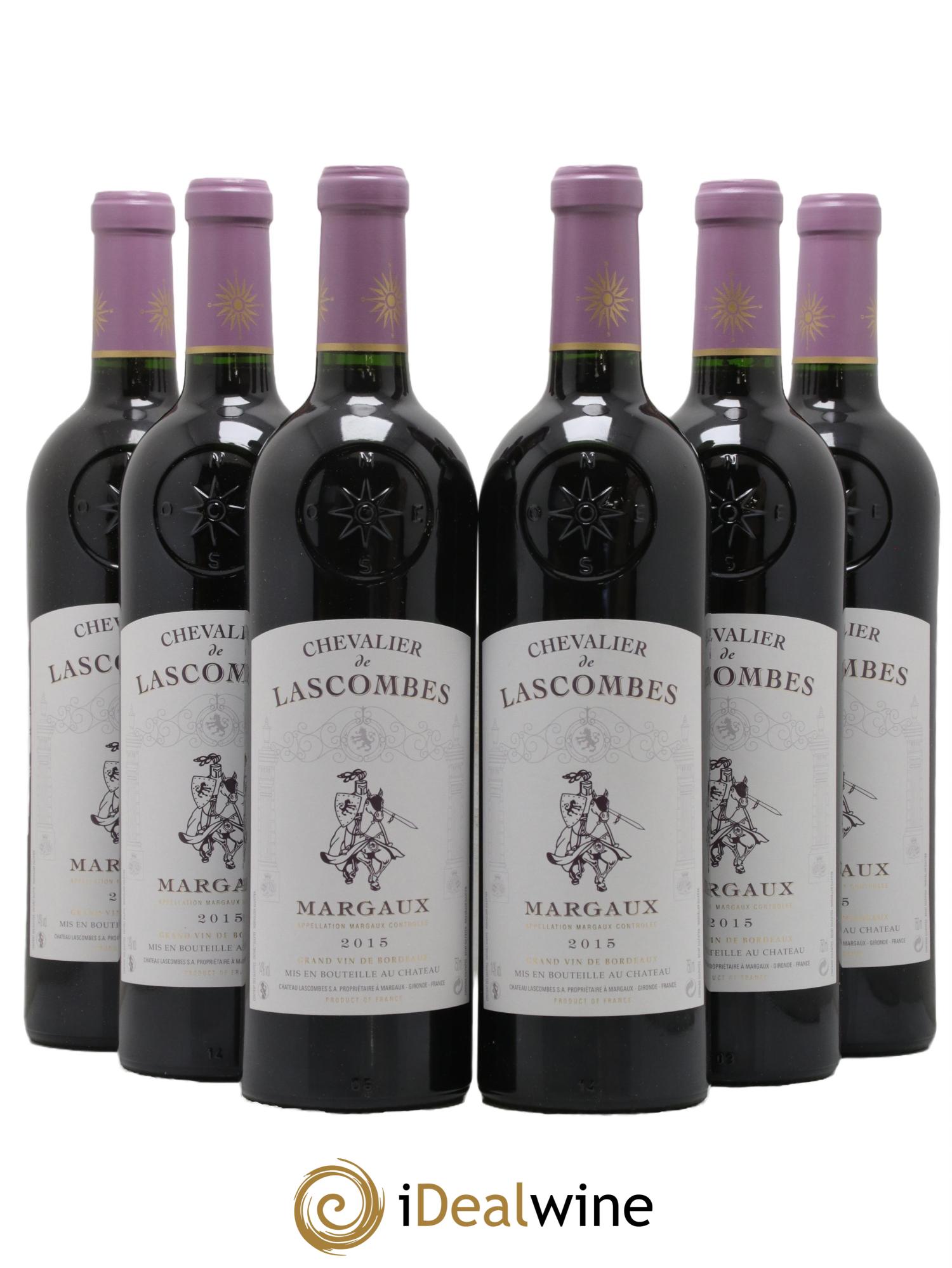 Chevalier de Lascombes Second Vin 2015 - Lot de 6 bouteilles - 0