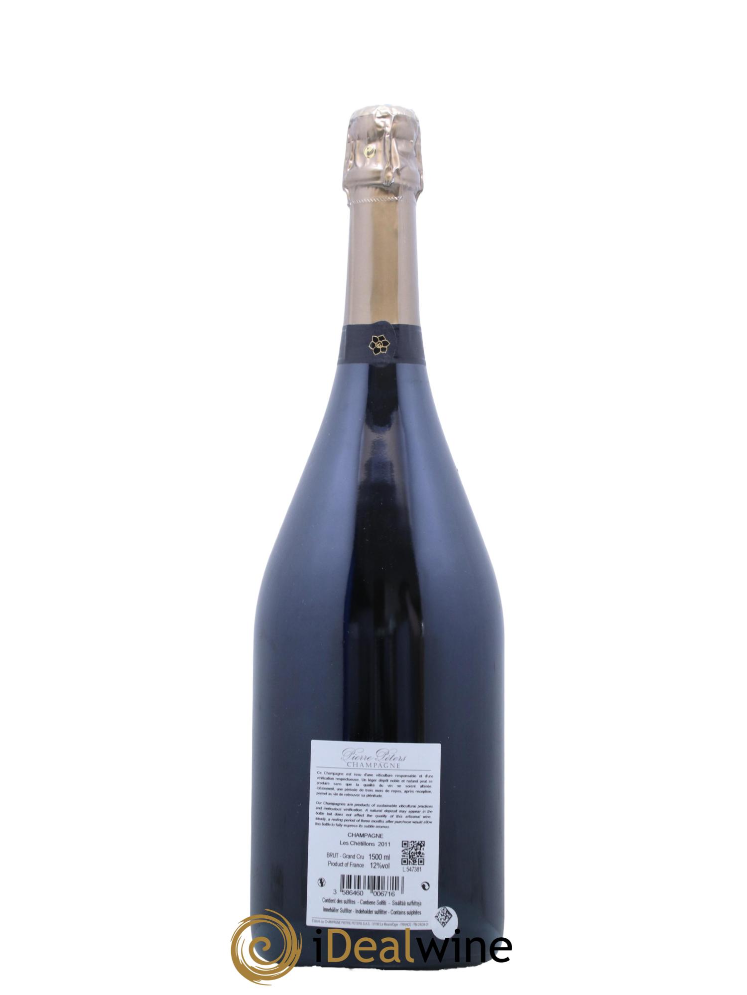 Cuvée Spéciale les Chétillons Blanc de Blancs Brut Pierre Péters 2011 - Lot de 1 magnum - 1