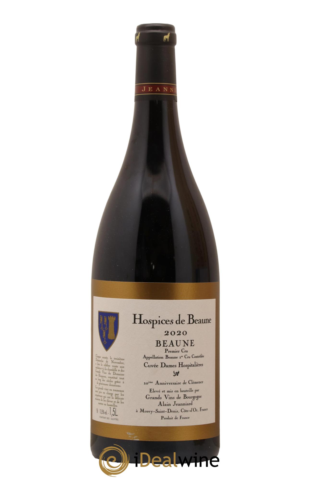 Beaune 1er Cru Cuvee Dames Hospitalieres Hospices de Beaune Alain Jeanniard 2020 - Lot de 1 magnum - 1