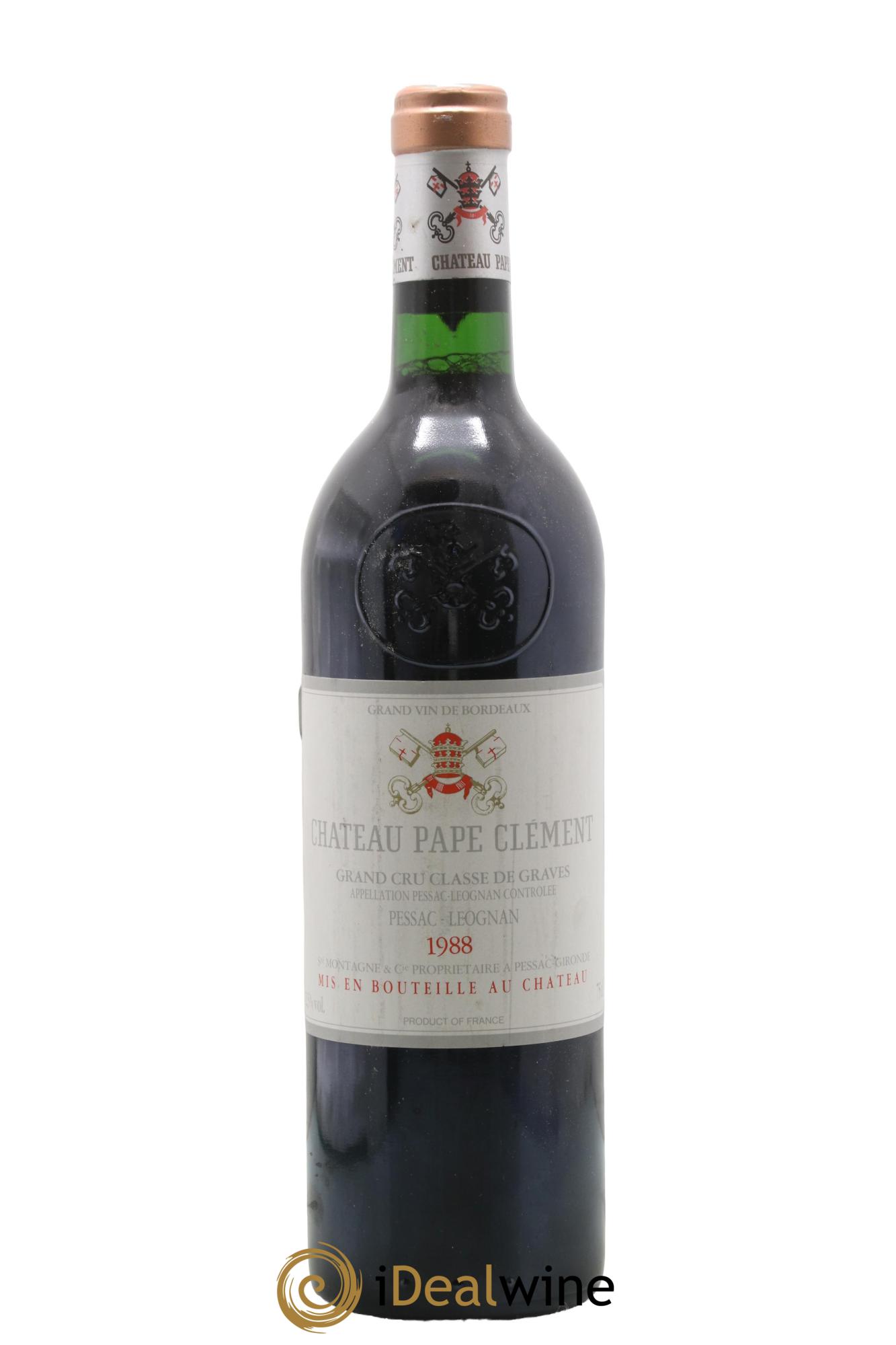 Château Pape Clément Cru Classé de Graves 1988 - Lot of 1 bottle - 0