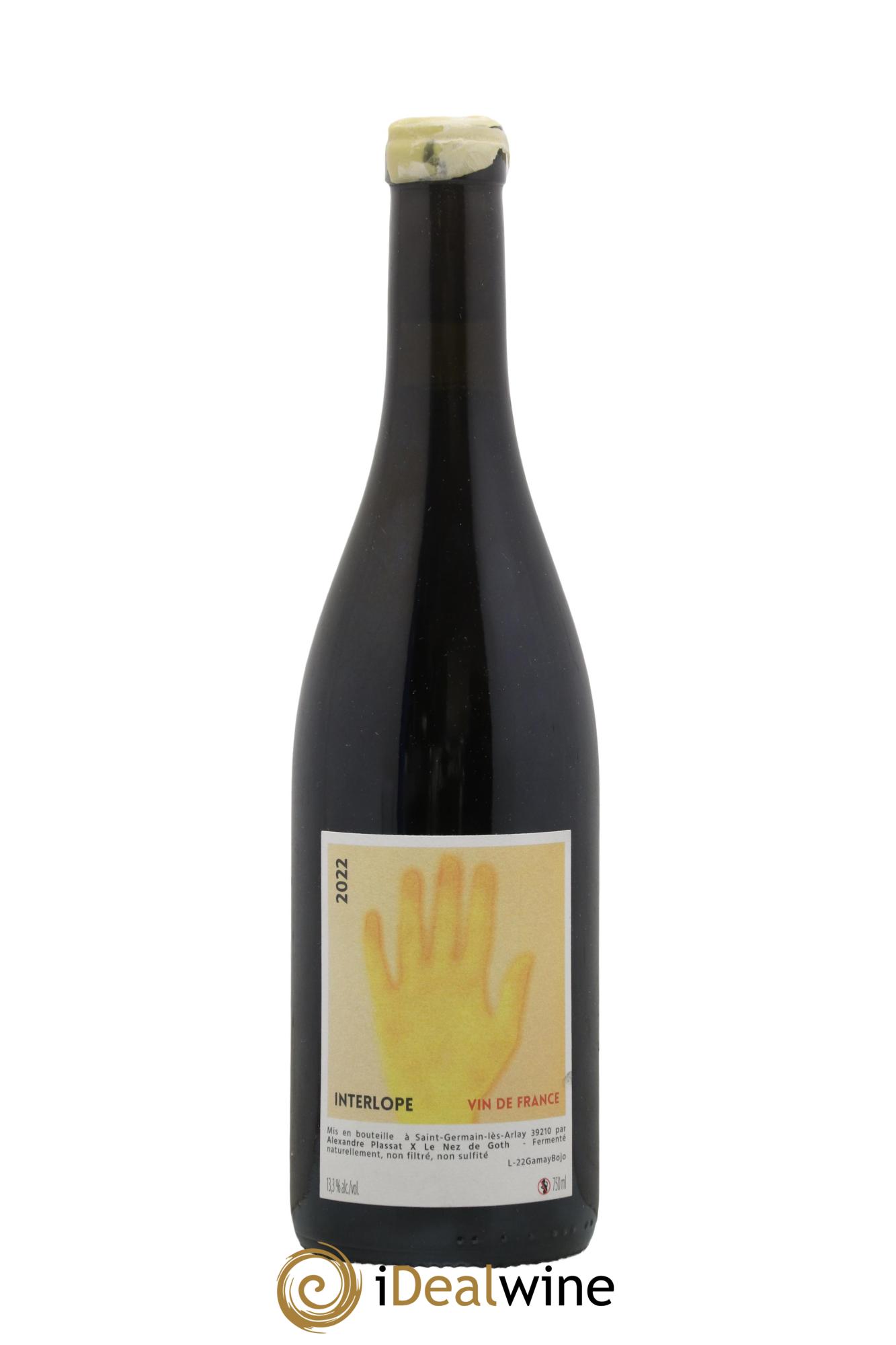 Vin de France Interlope Alexandre Plassat 2022 - Lot de 1 bouteille - 0