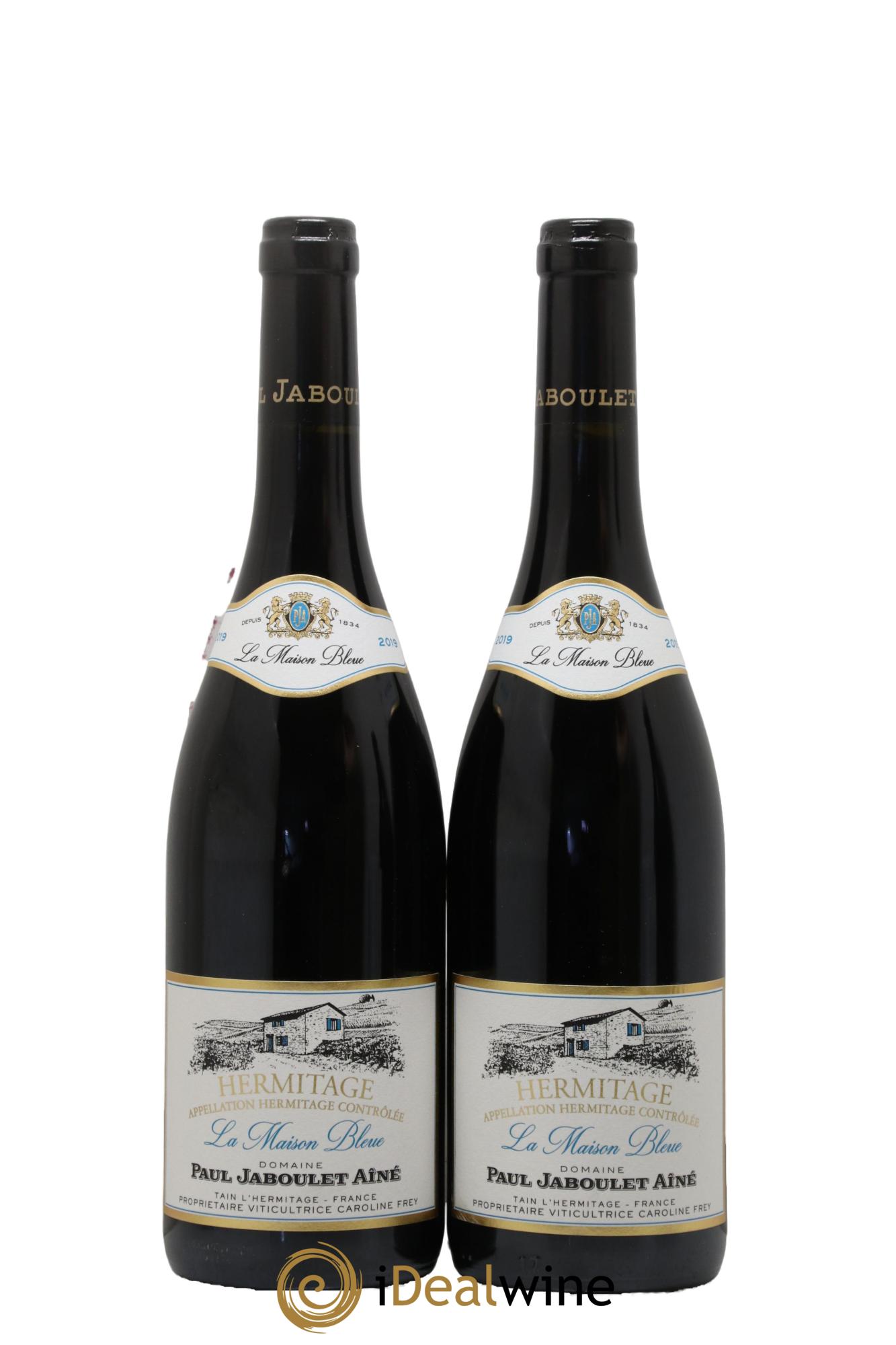 Hermitage La Maison Bleue Paul Jaboulet Ainé 2019 - Lot of 2 bottles - 0