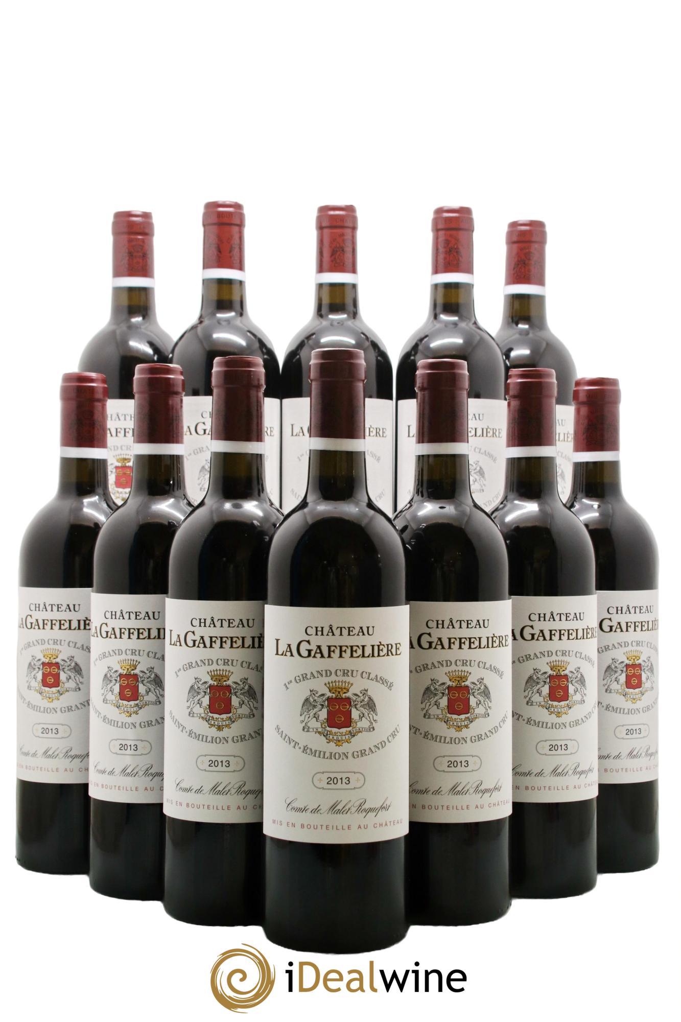Château la Gaffelière 1er Grand Cru Classé B 2013 - Lot de 12 bouteilles - 0