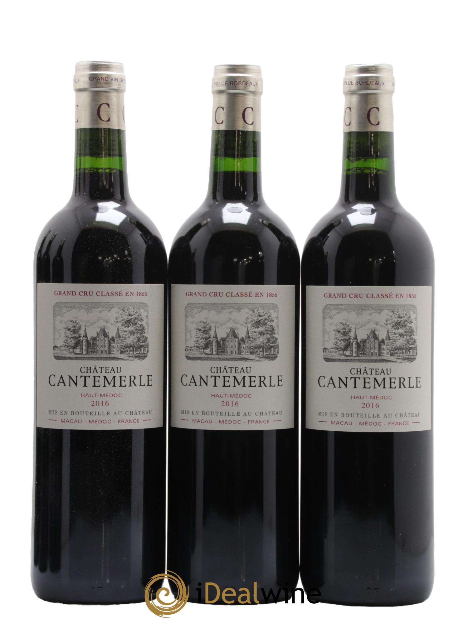 Château Cantemerle 5ème Grand Cru Classé 2016 - Lot de 6 bouteilles - 1