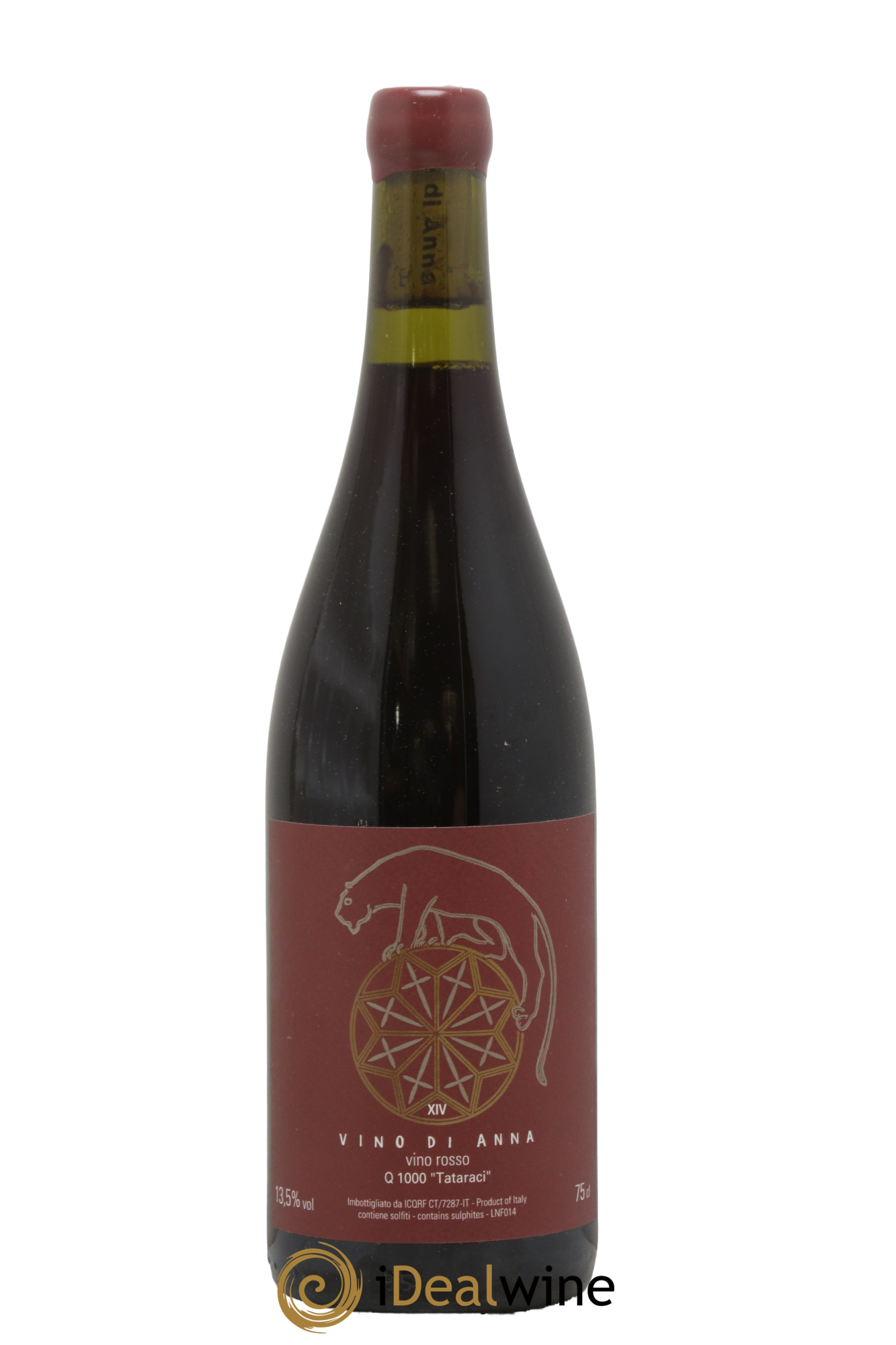 Italie Terre Siciliane IGT Q1000 Tataraci Vino di Anna 2014 - Lot of 1 bottle - 0