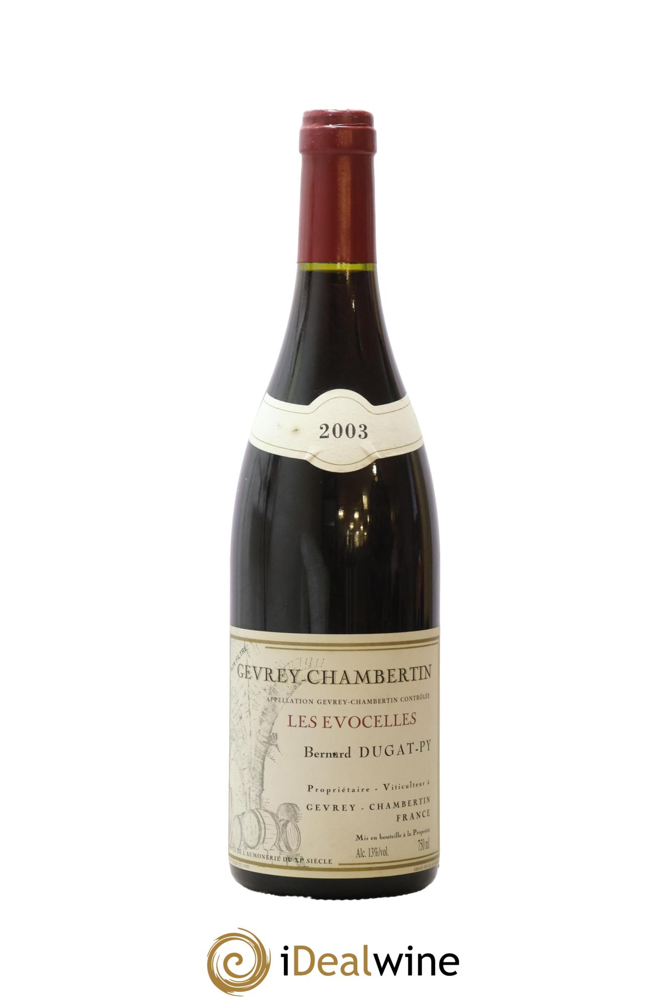 Gevrey-Chambertin Les Evocelles Bernard Dugat-Py 2003 - Posten von 1 Flasche - 0