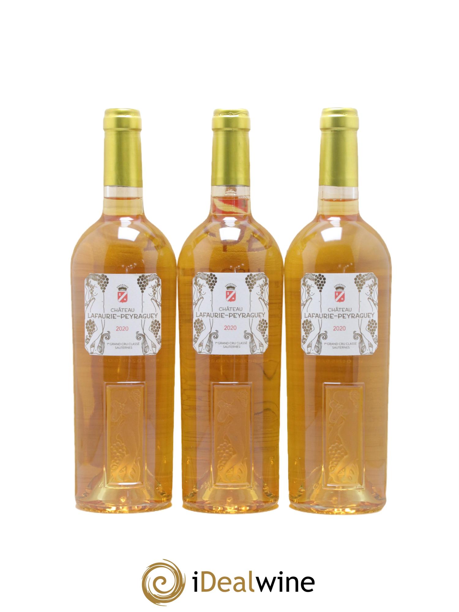 Château Lafaurie-Peyraguey Golden Edition 2020 - Lotto di 3 bottiglie - 1