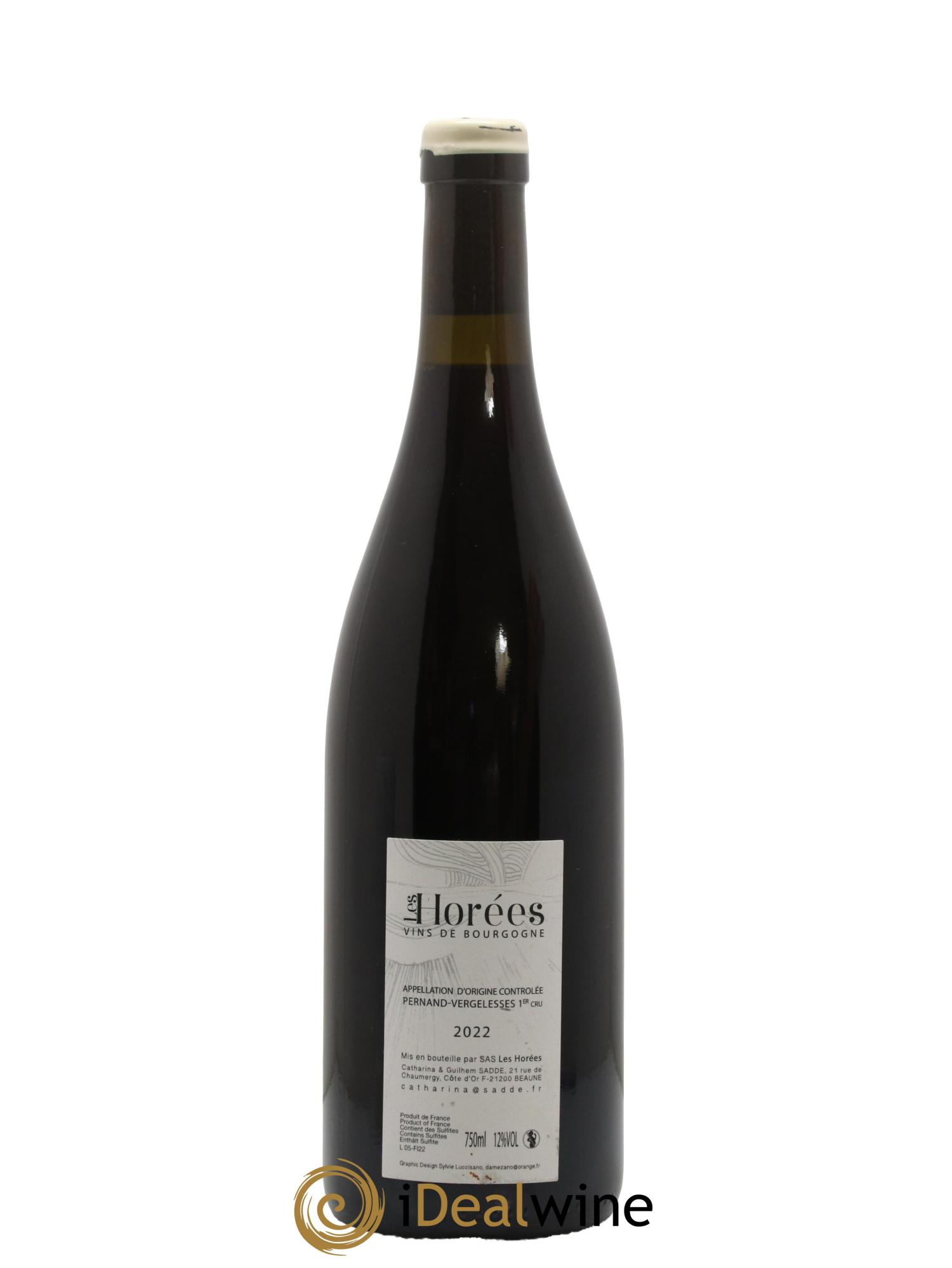 Pernand-Vergelesses 1er Cru Les Fichots Les Horées 2022 - Lot de 1 bouteille - 1