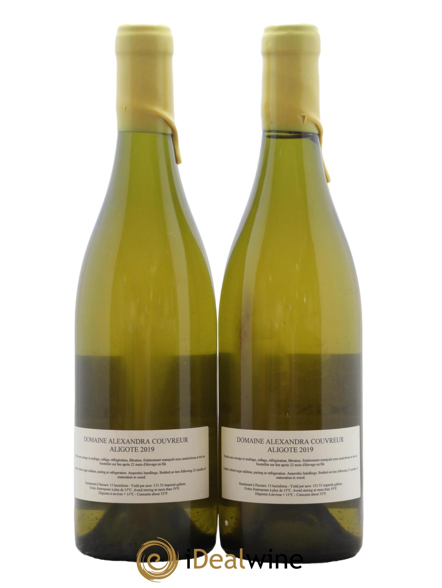 Bourgogne Aligoté Alexandra Couvreur 2019 - Lot de 2 bouteilles - 1