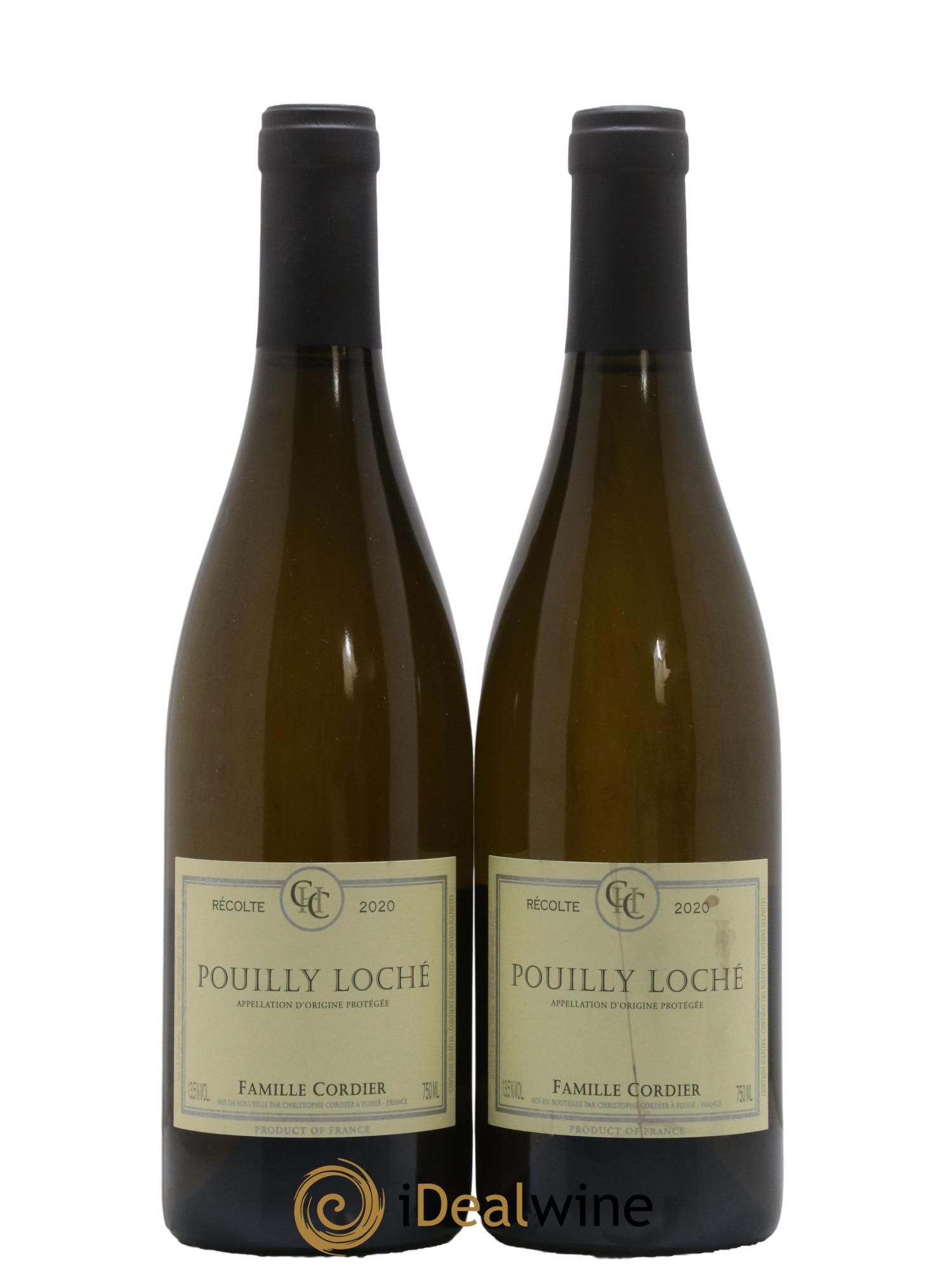 Pouilly-Loché Domaine Cordier 2020 - Lot de 2 bouteilles - 0