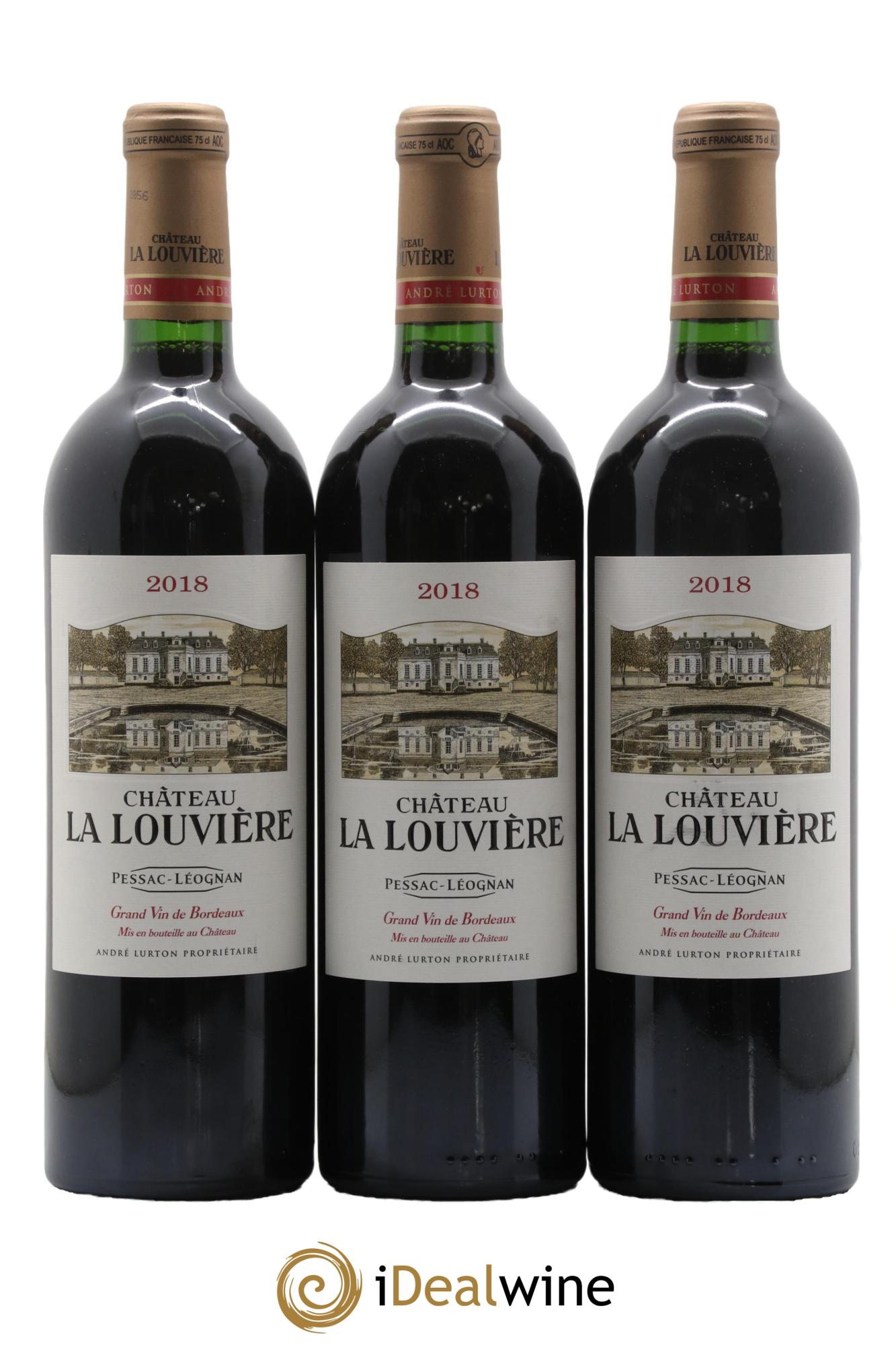 Château la Louvière 2018 - Lot de 6 bouteilles - 2